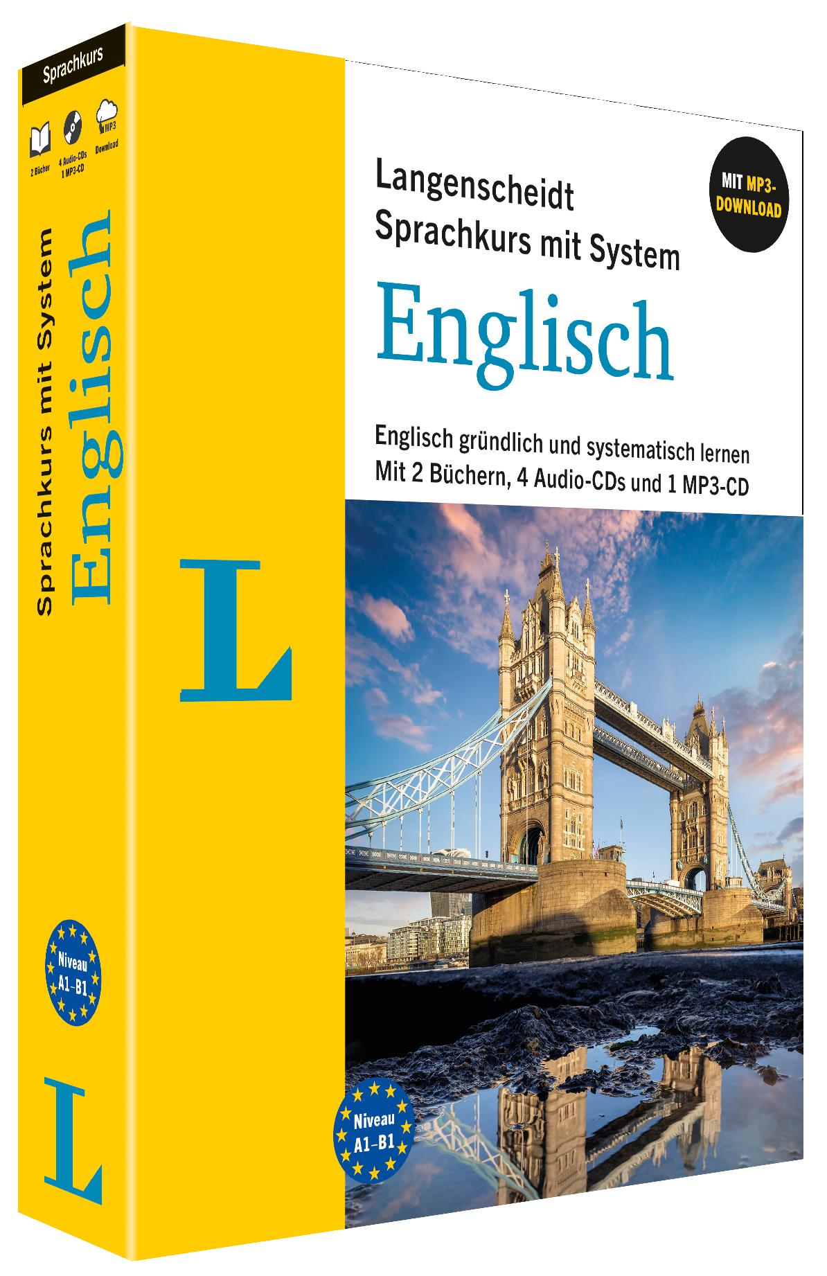 Vorderes Coverbild Langenscheidt Sprachkurs mit System Englisch