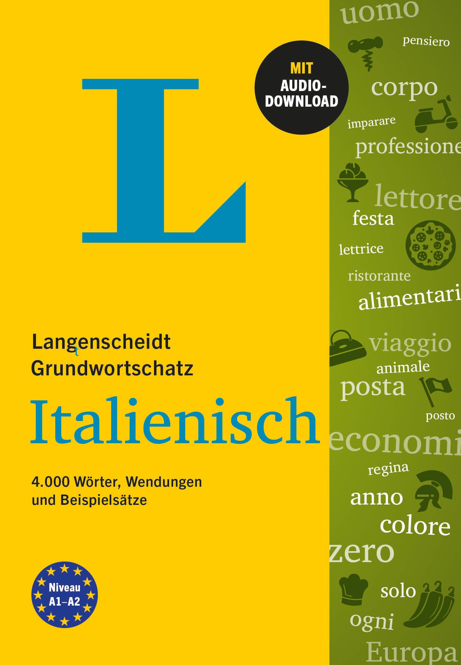 Vorderes Coverbild Langenscheidt Grundwortschatz Italienisch