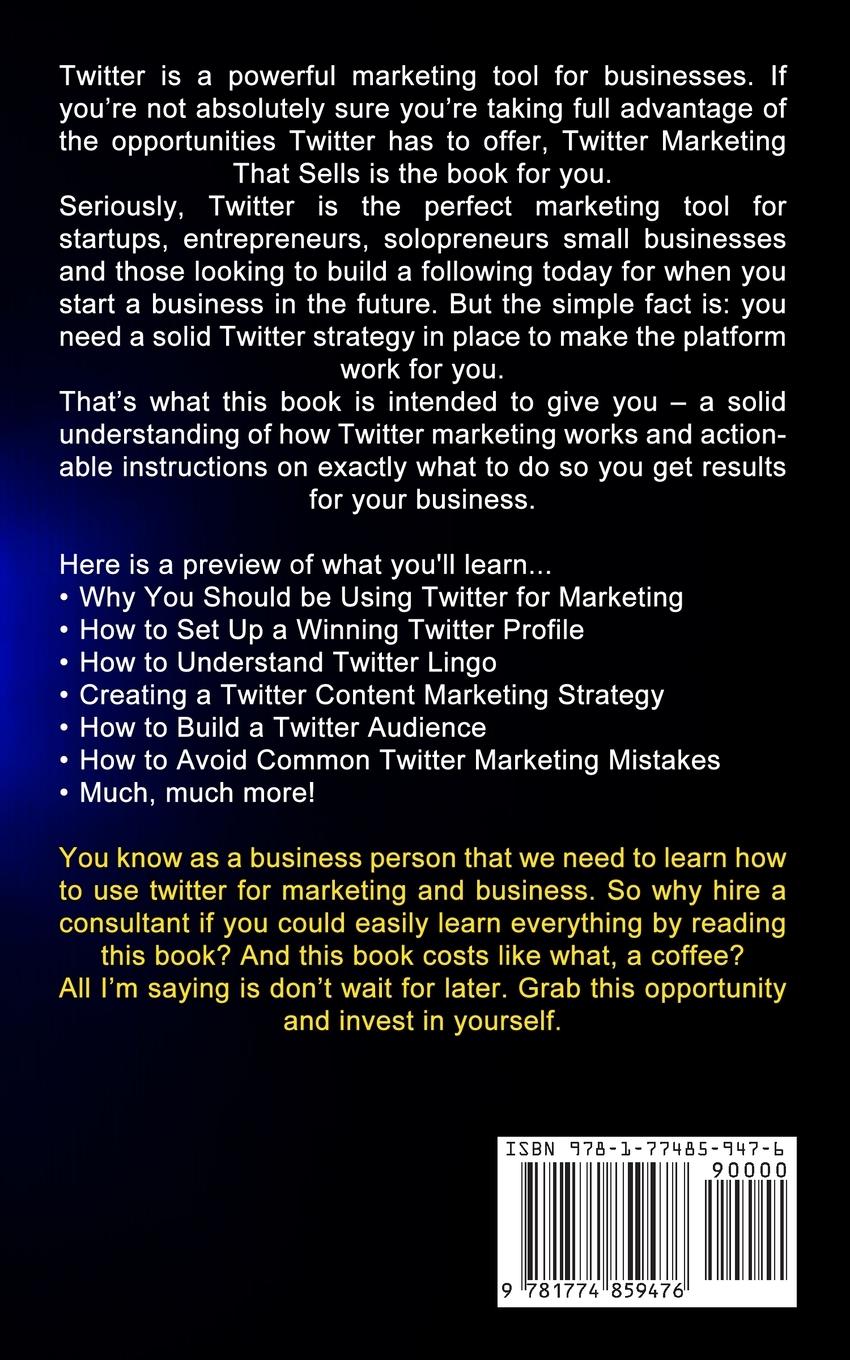 Rückseitencover Twitter Marketing