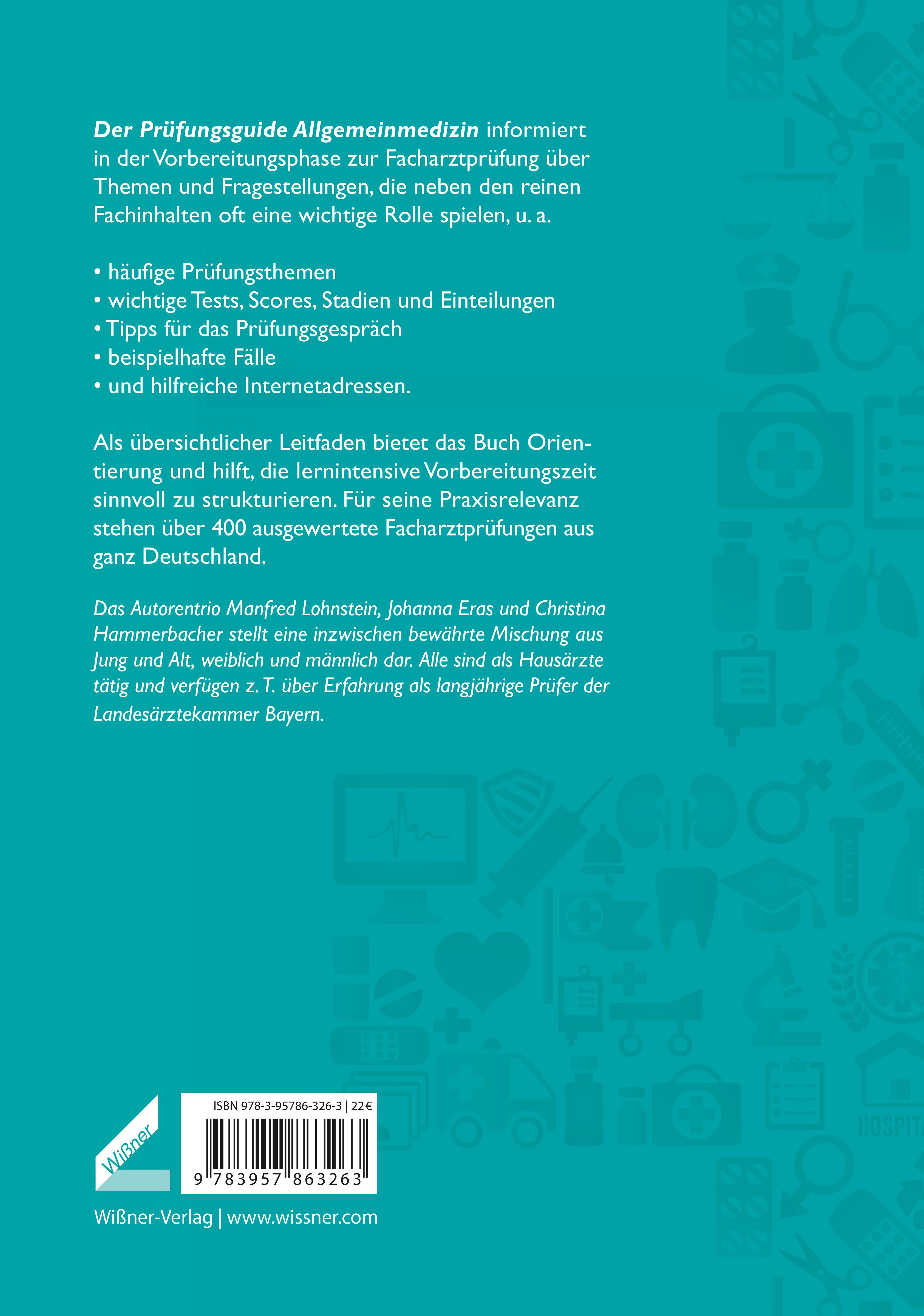 Rückseitencover Der Prüfungsguide Allgemeinmedizin