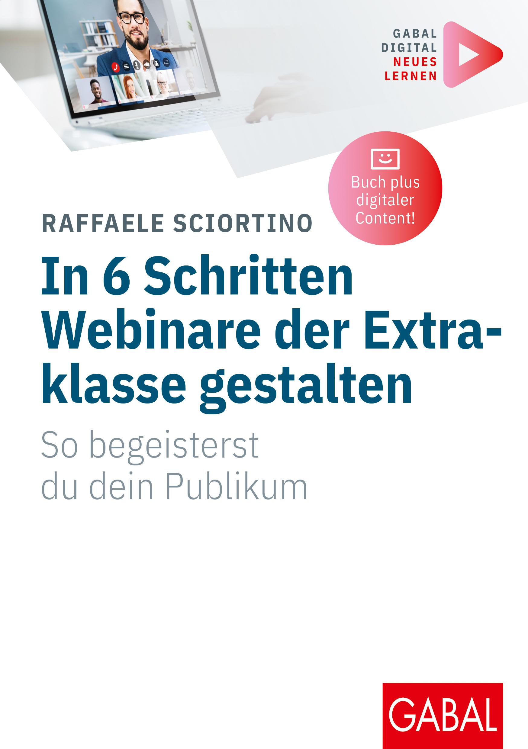 Vorderes Coverbild In 6 Schritten Webinare der Extraklasse gestalten