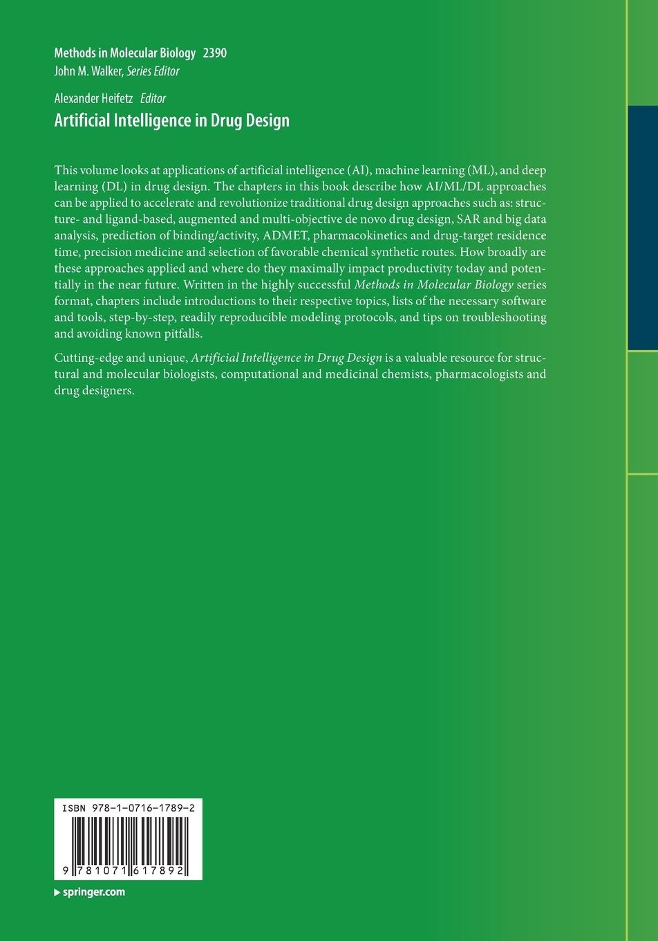 Rückseitencover Artificial Intelligence in Drug Design