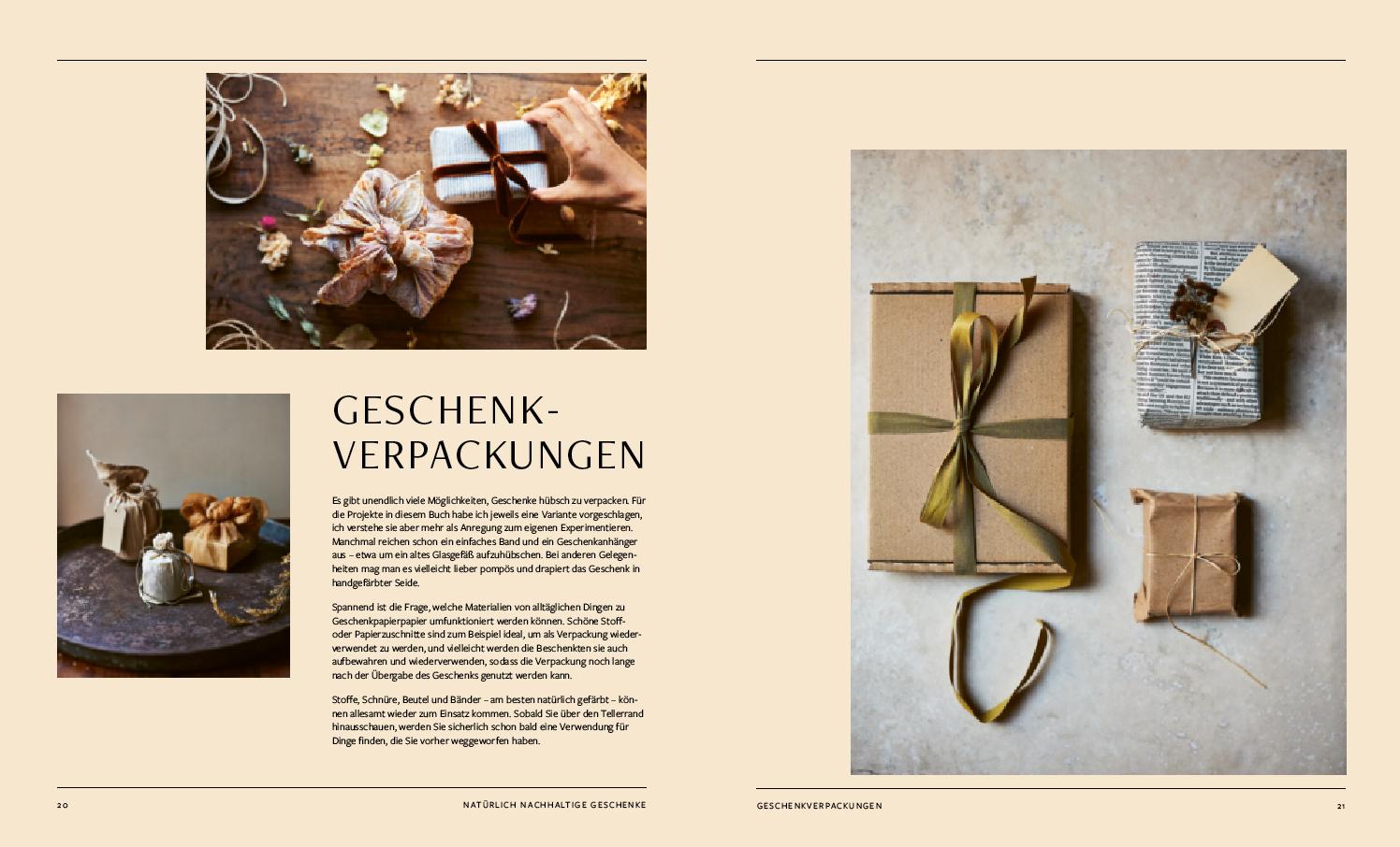 Beispielinhalt (Bild) Natürlich nachhaltige Geschenke