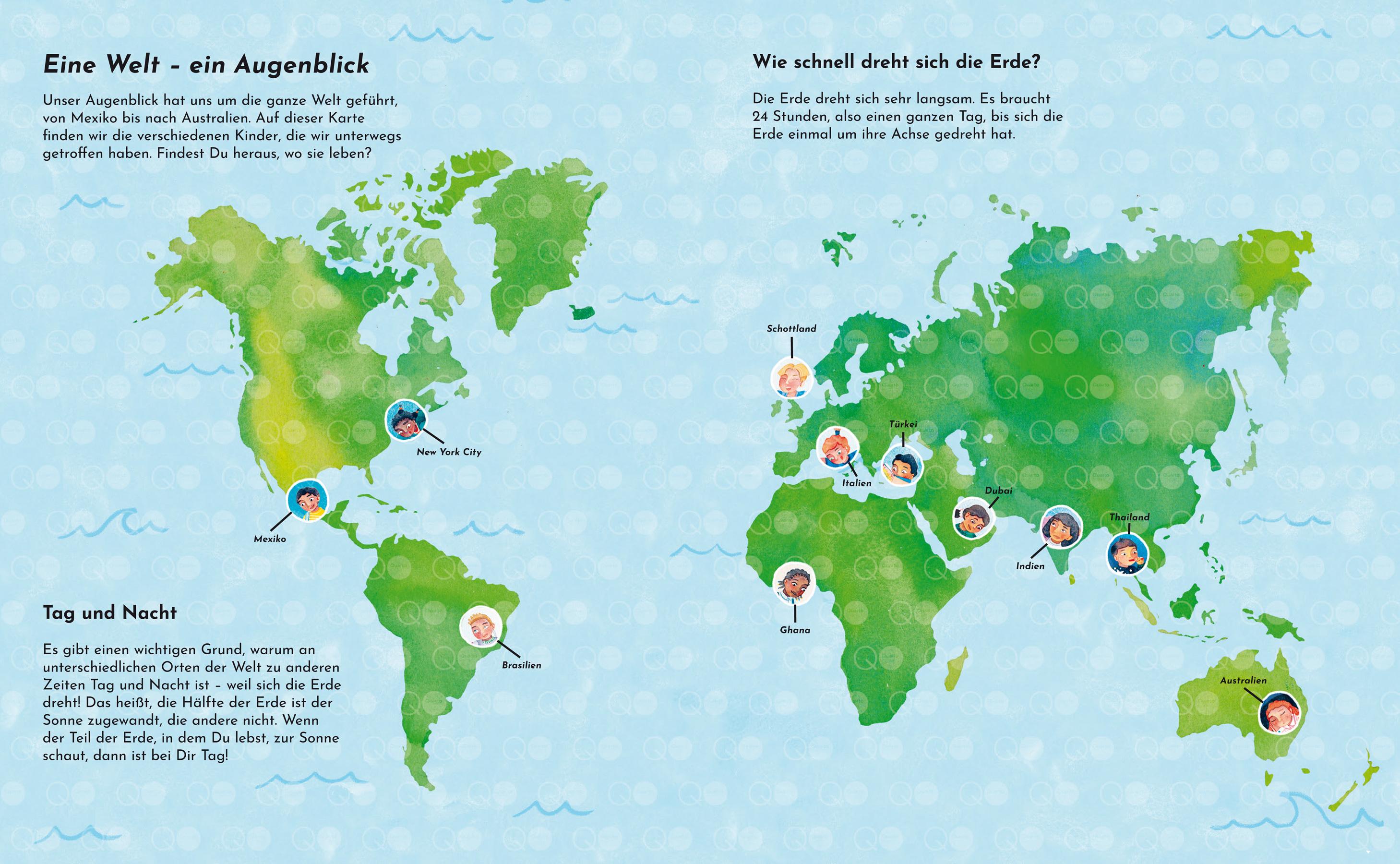 Beispielinhalt (Bild) Eine Welt, ein Augenblick