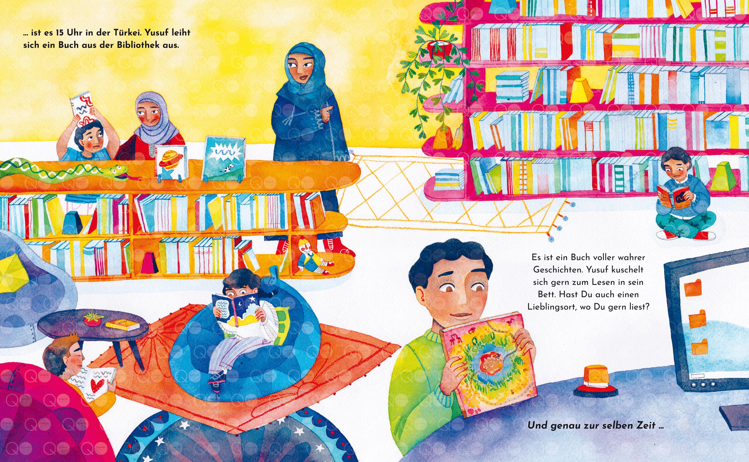 Beispielinhalt (Bild) Eine Welt, ein Augenblick