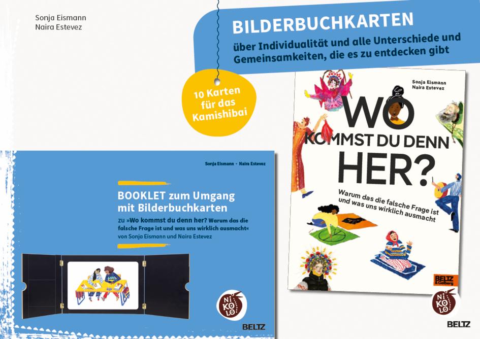 Vorderes Coverbild Bilderbuchkarten 'Wo kommst du denn her?' von Sonja Eismann