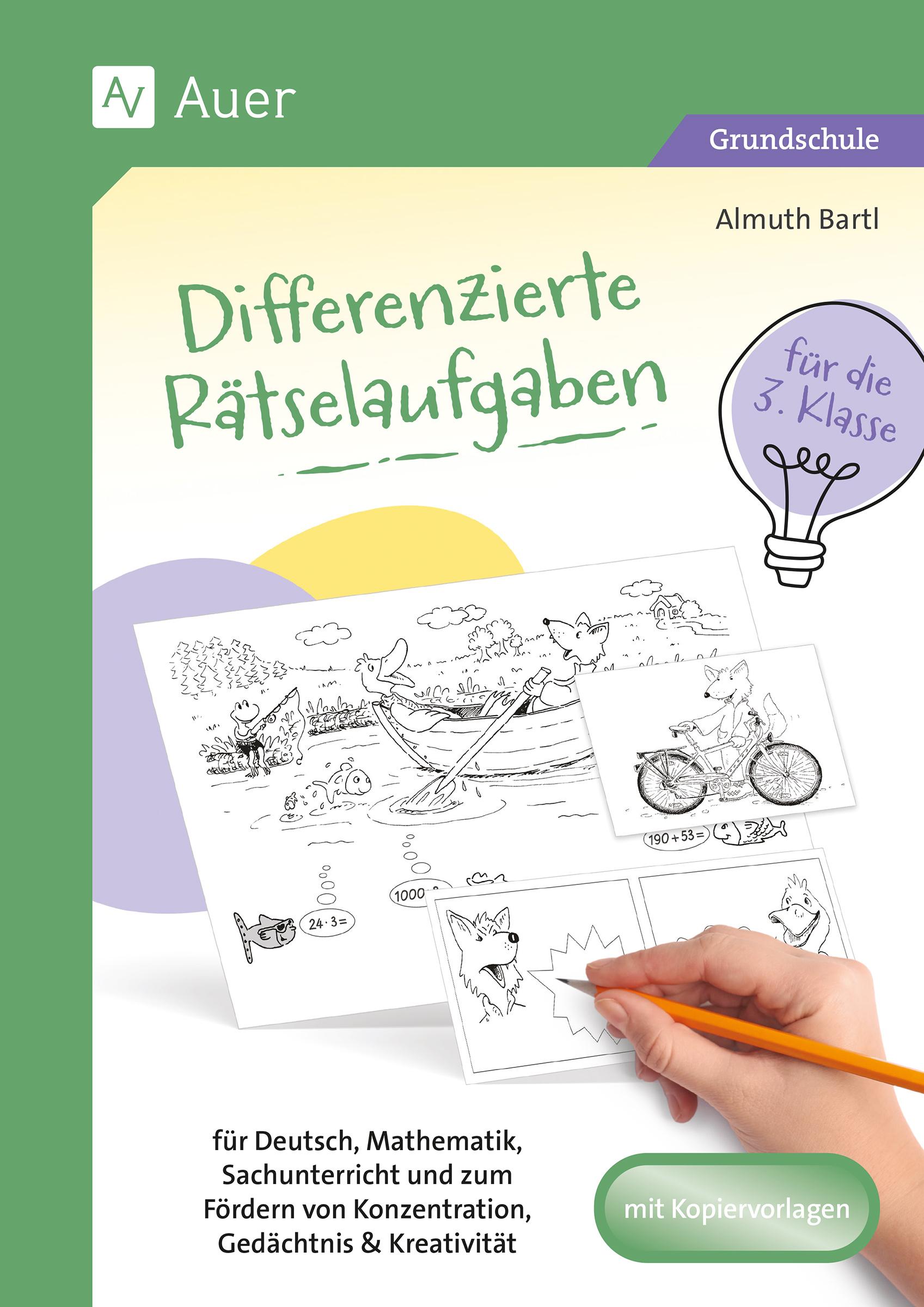 Vorderes Coverbild Differenzierte Rätselaufgaben für die 3. Klasse