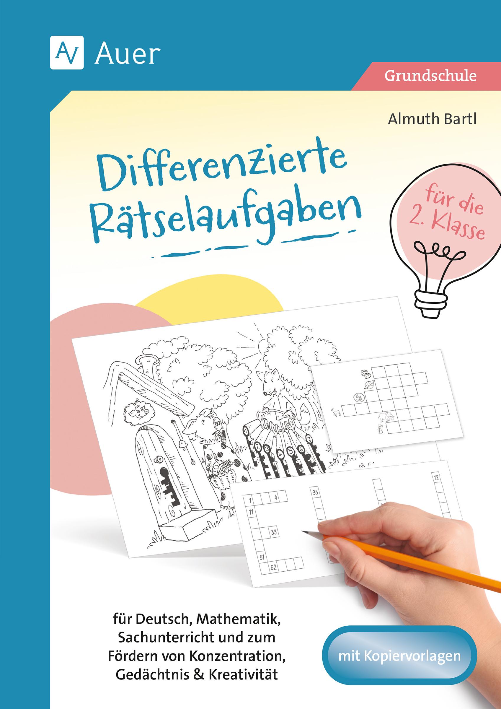 Vorderes Coverbild Differenzierte Rätselaufgaben für die 2. Klasse