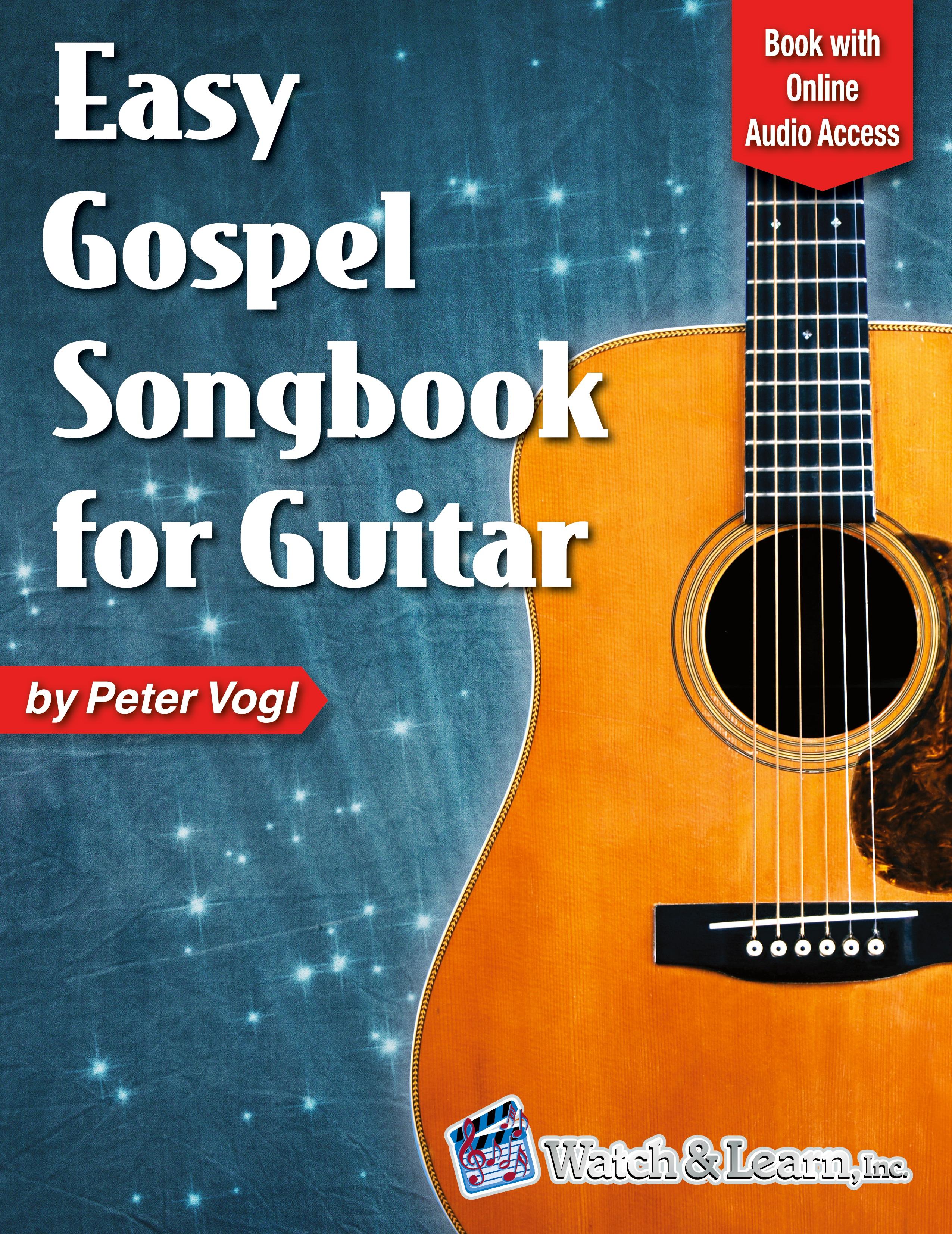 Vorderes Coverbild Easy Gospel Songbook for Guitar Book with Online Audio Access