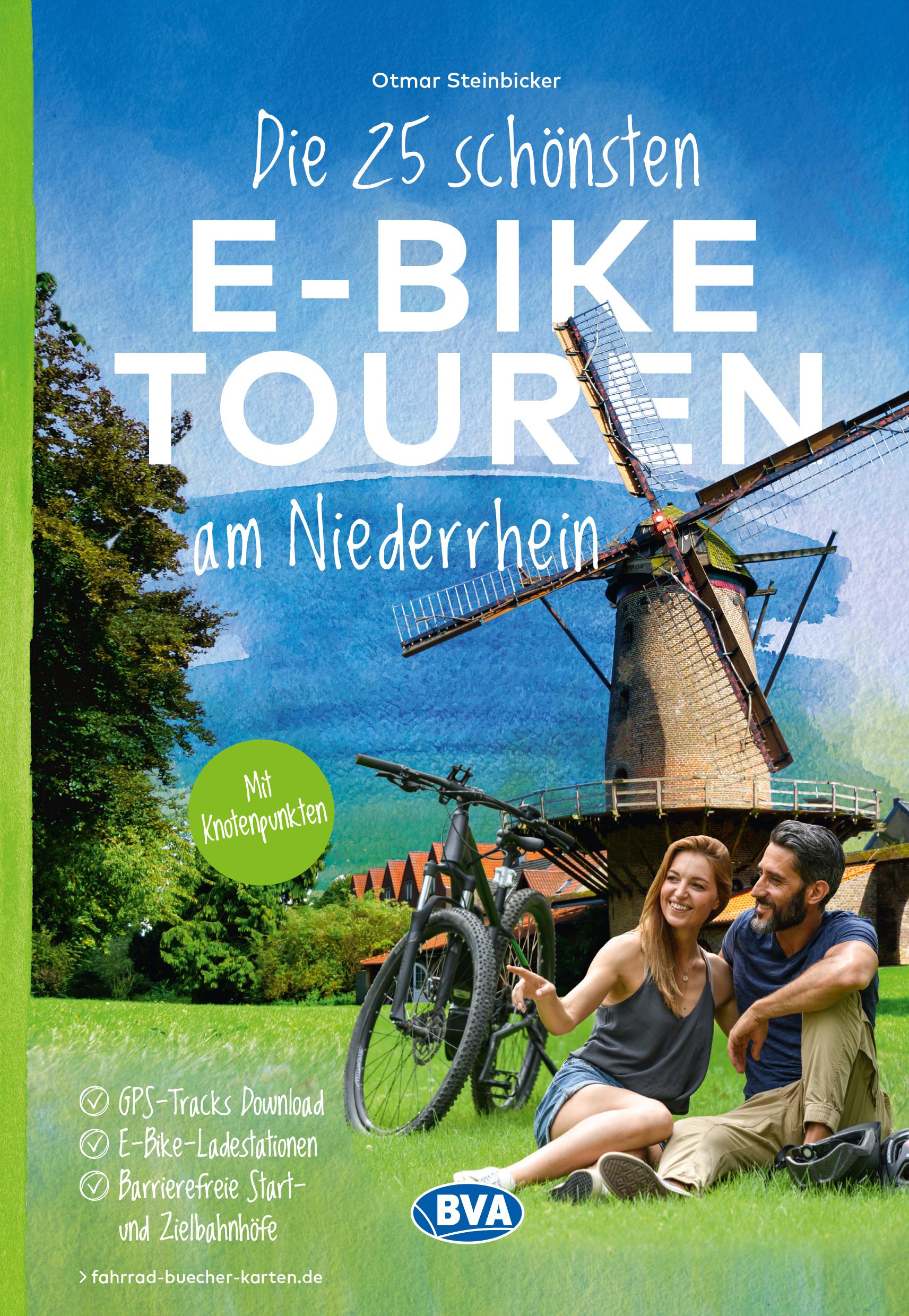Vorderes Coverbild Die 25 schönsten E-Bike Touren am Niederrhein
