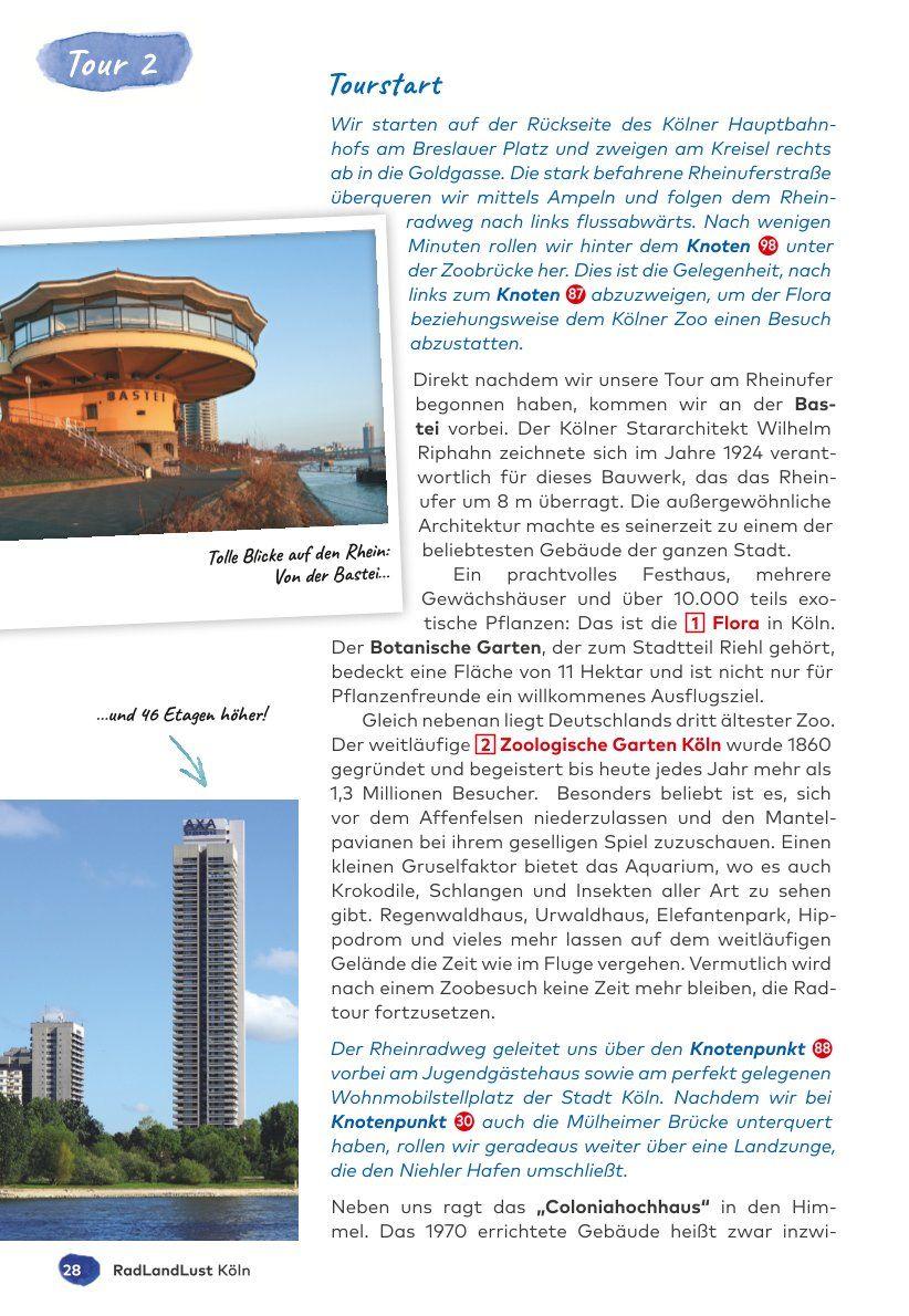 Beispielinhalt (Bild) Köln und Rheinland RadLandLust, 30 Lieblings-Radtouren, E-Bike-geeignet mit Knotenpunkten und Wohnmobilstellplätze, GPS-Tracks-Download