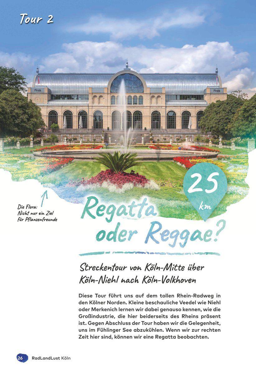 Beispielinhalt (Bild) Köln und Rheinland RadLandLust, 30 Lieblings-Radtouren, E-Bike-geeignet mit Knotenpunkten und Wohnmobilstellplätze, GPS-Tracks-Download