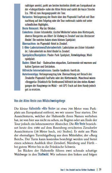 Beispielinhalt (Bild) Familien-Radtouren in Franken