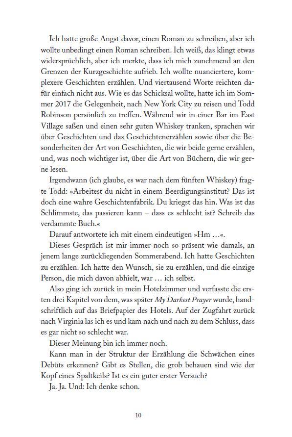 Beispielinhalt (Bild) My Darkest Prayer