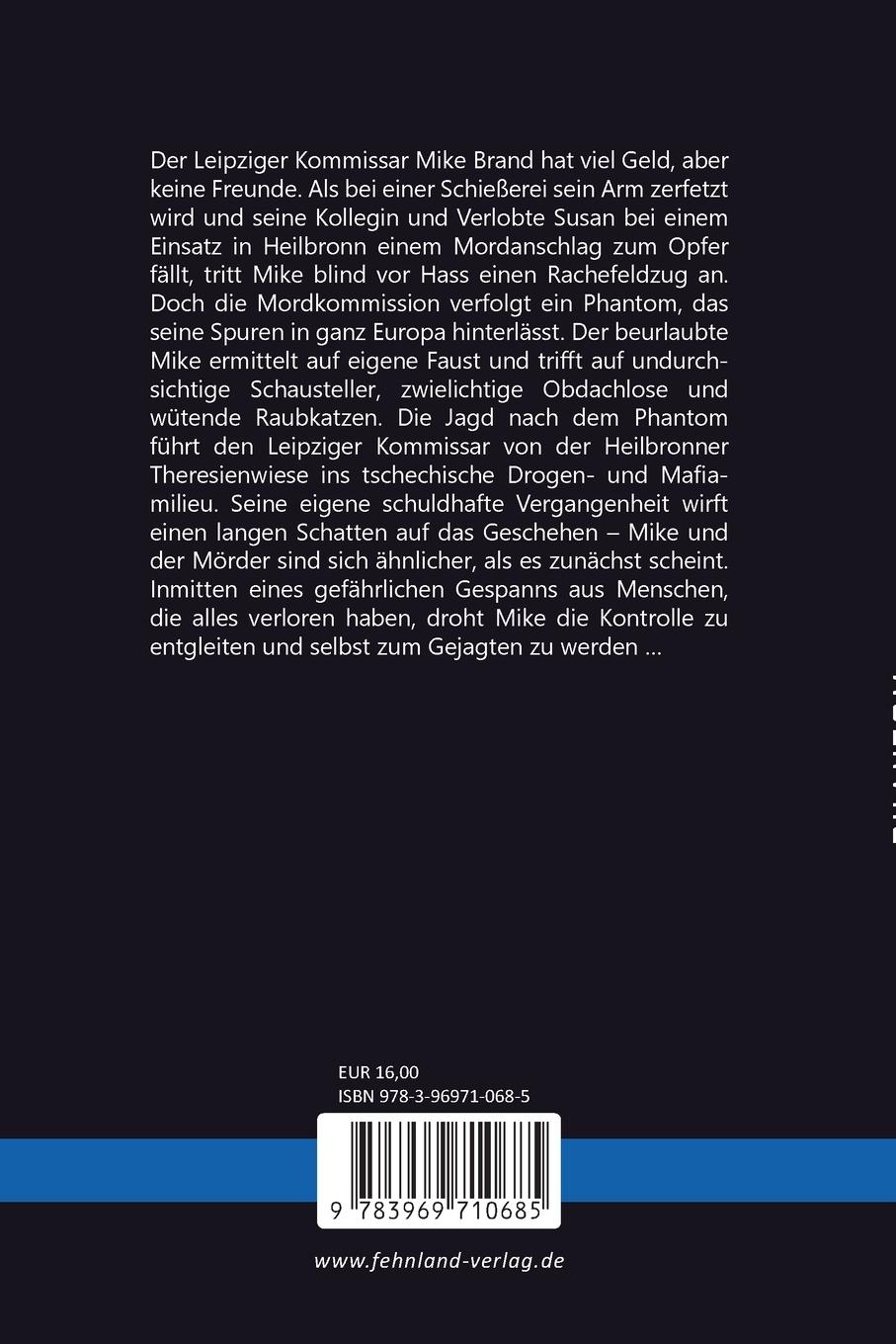 Rückseitencover Phantomspuren. Das Phantom von Heilbronn