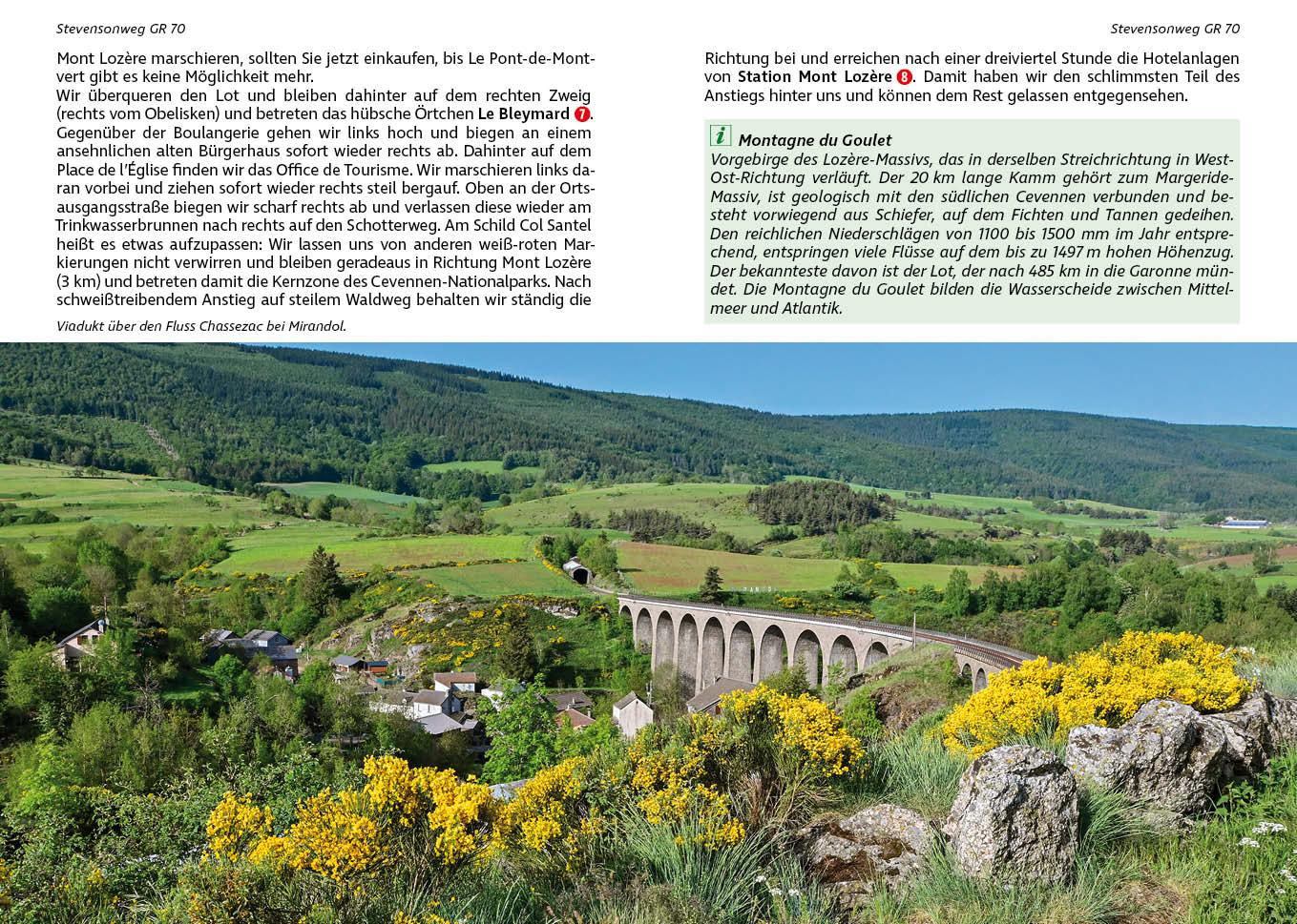 Beispielinhalt (Bild) Cevennen: Stevensonweg GR 70