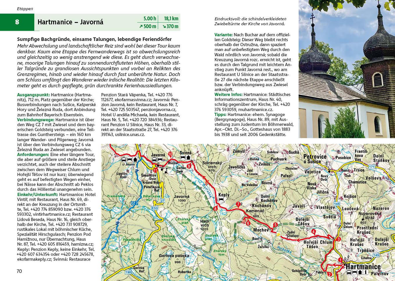 Beispielinhalt (Bild) Tschechischer Goldsteig