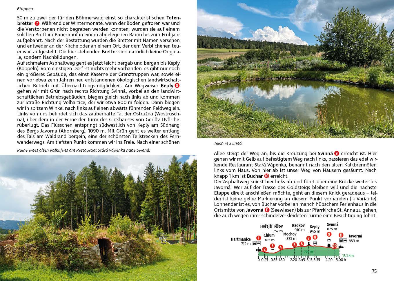 Beispielinhalt (Bild) Tschechischer Goldsteig