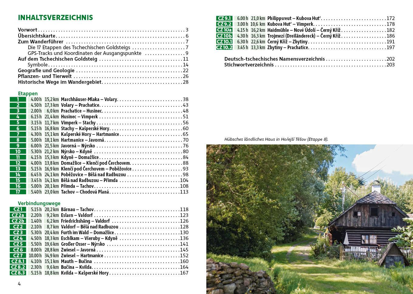 Beispielinhalt (Bild) Tschechischer Goldsteig
