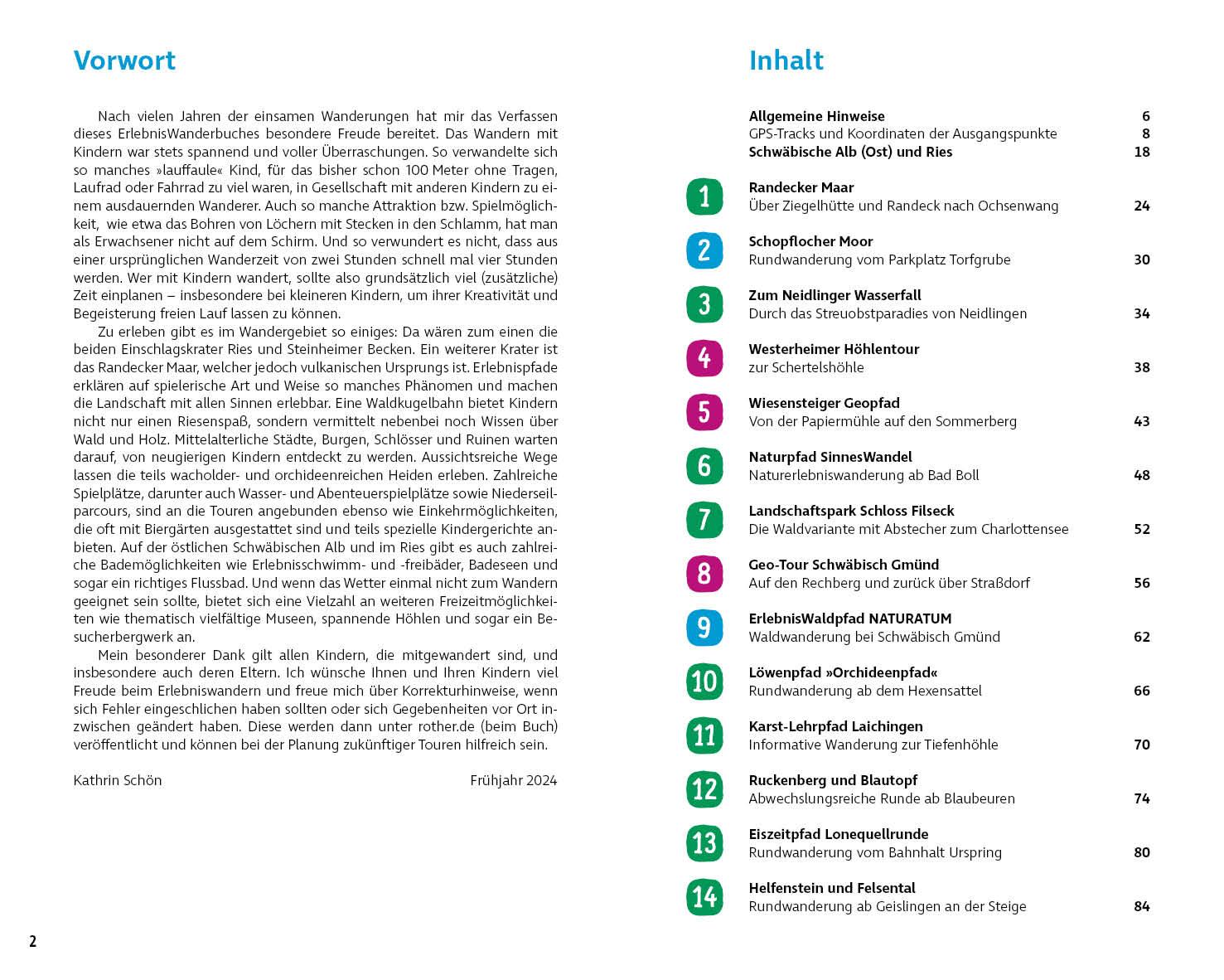 Beispielinhalt (Bild) ErlebnisWandern mit Kindern Schwäbische Alb Ost: