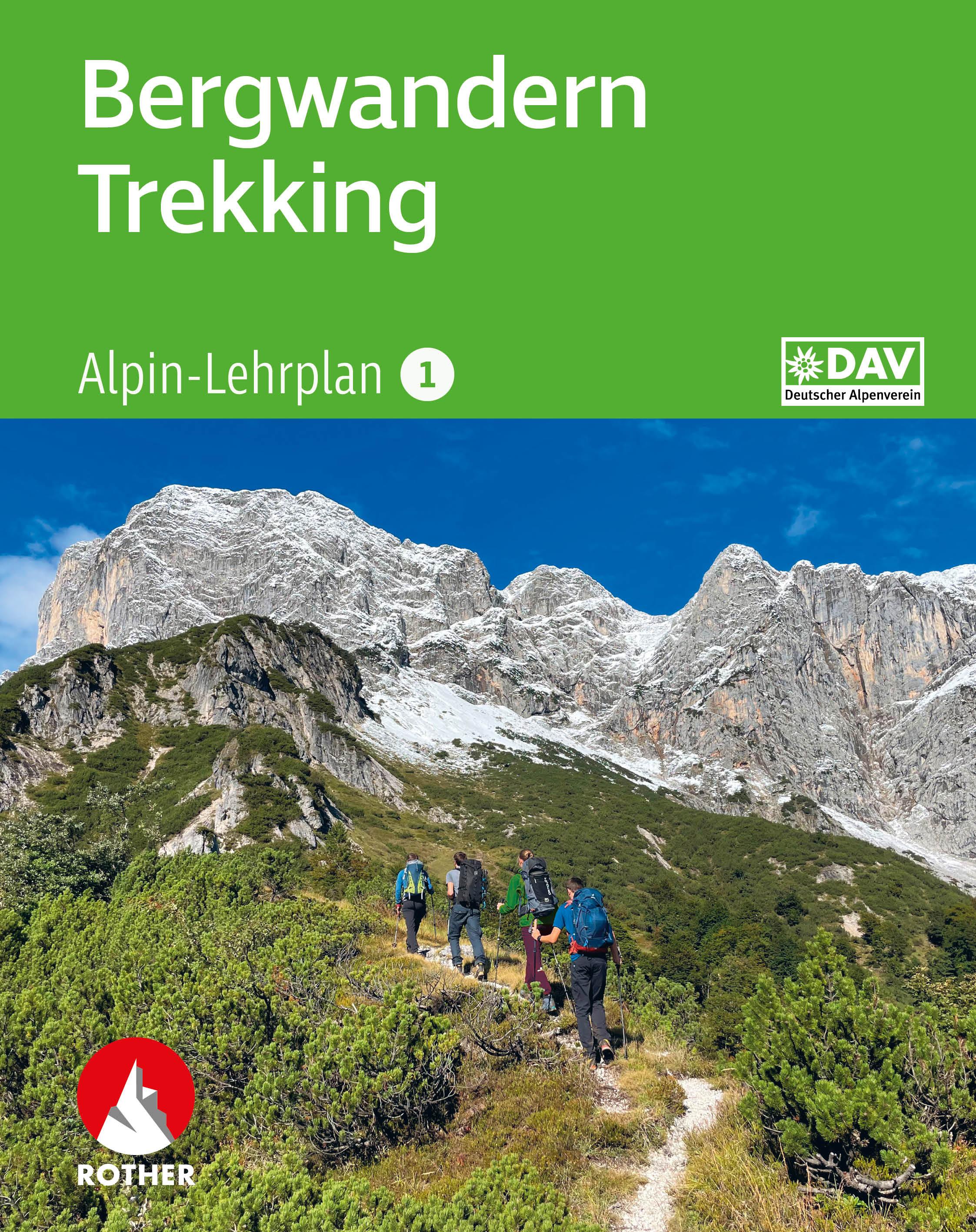 Vorderes Coverbild Alpin-Lehrplan 1: Bergwandern - Trekking