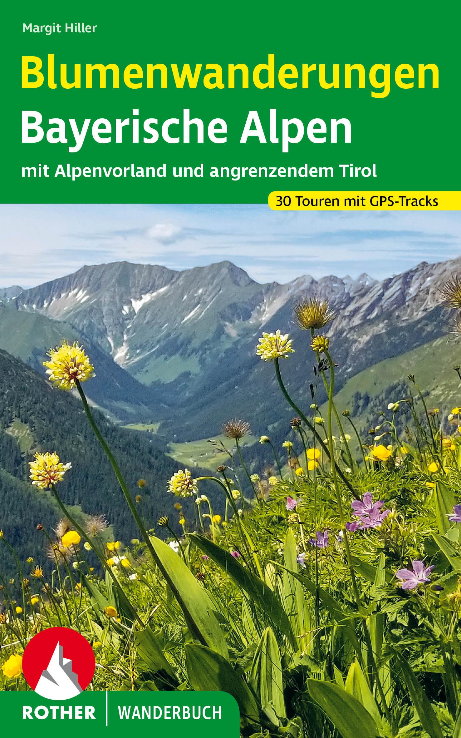 Vorderes Coverbild Blumenwanderungen Bayerische Alpen