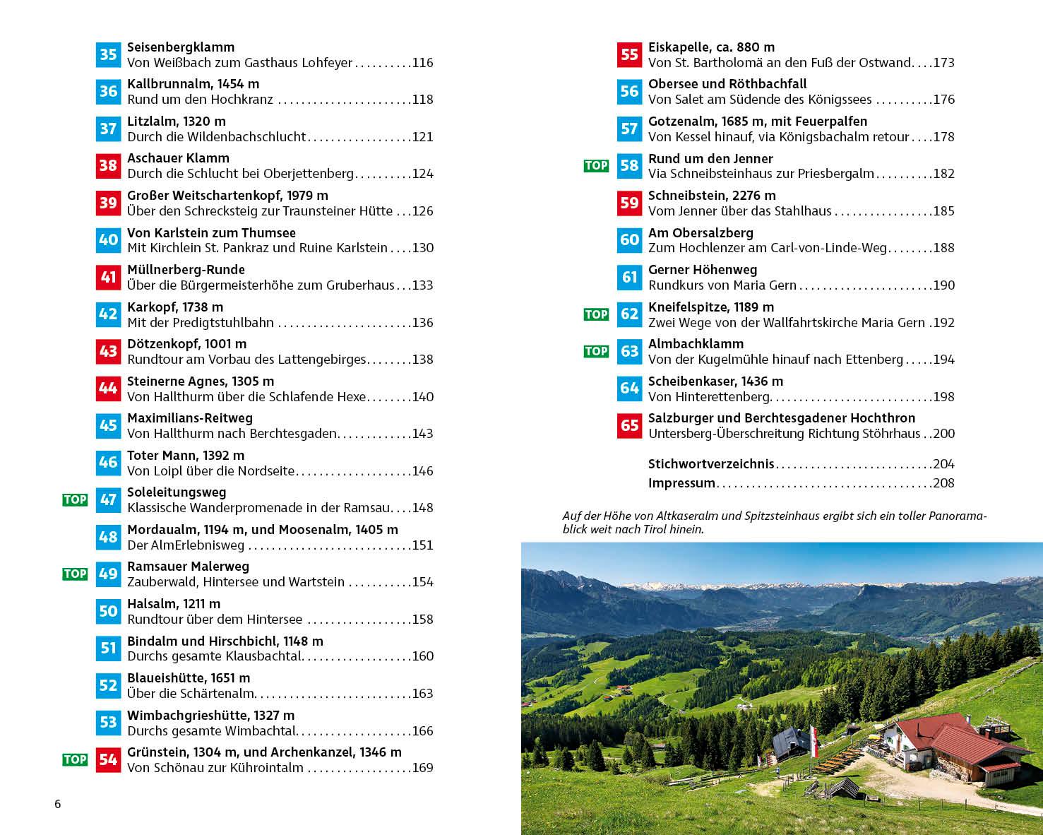 Beispielinhalt (Bild) Leichte Wanderungen Chiemgau - Berchtesgadener Land