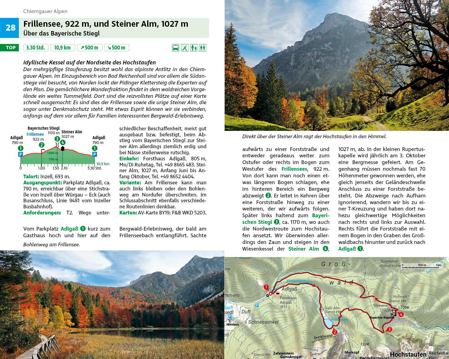Beispielinhalt (Bild) Leichte Wanderungen Chiemgau - Berchtesgadener Land