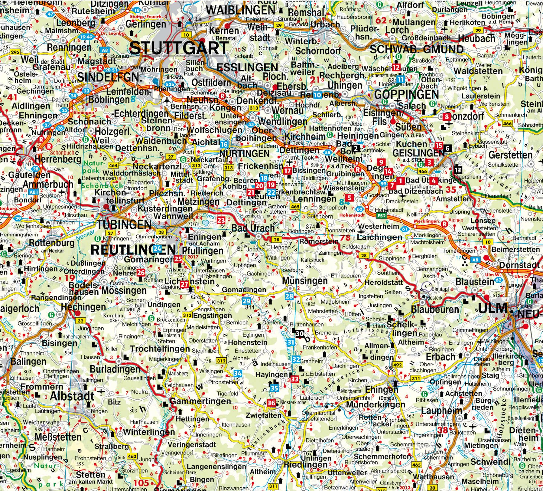 Beispielinhalt (Bild) Schwäbische Alb: Löwenpfade und Hochgehberge