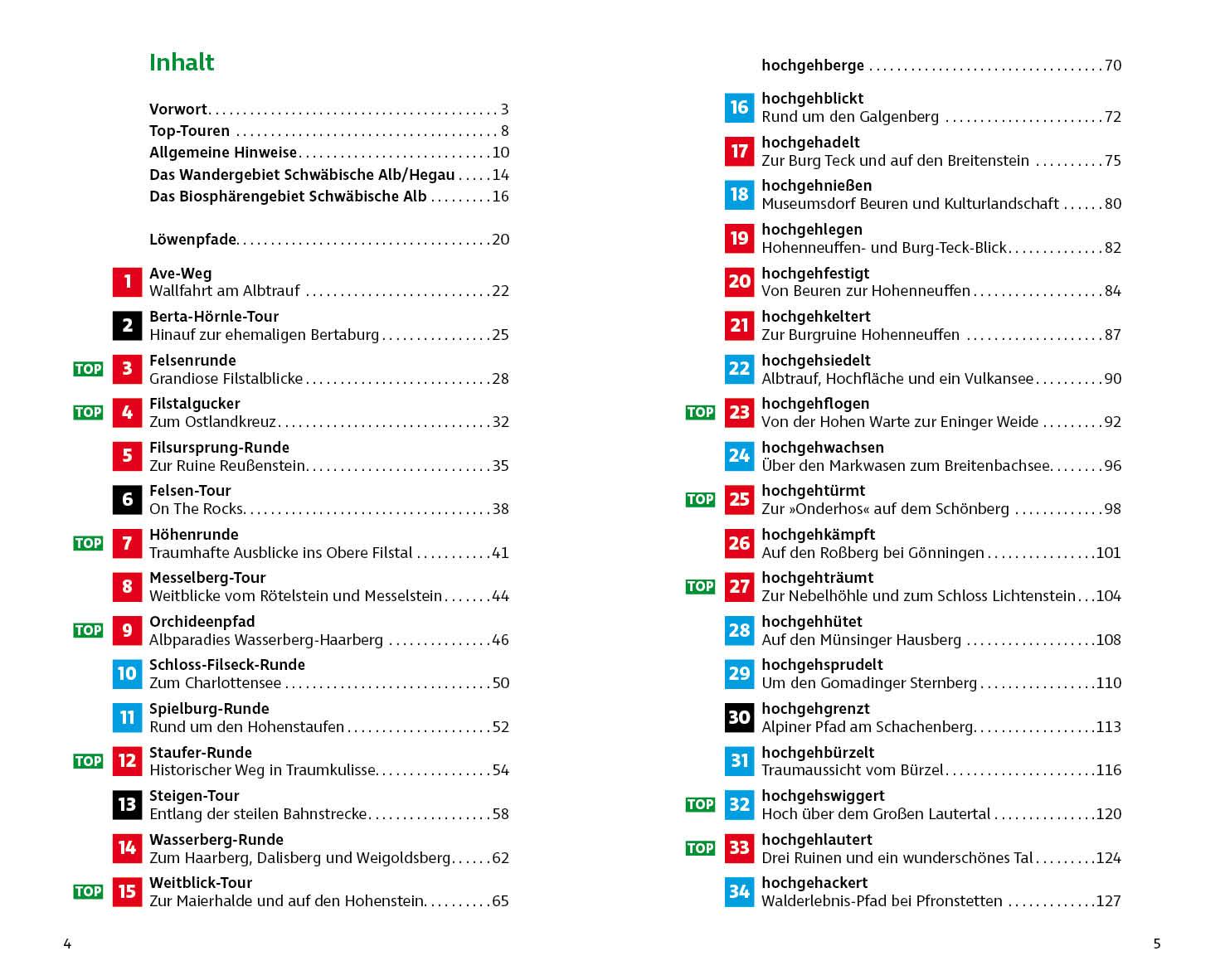 Beispielinhalt (Bild) Schwäbische Alb: Löwenpfade und Hochgehberge