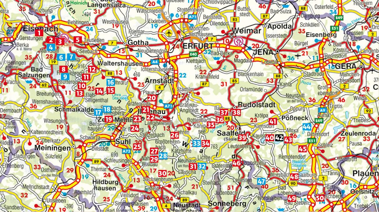 Beispielinhalt (Bild) Thüringer Wald
