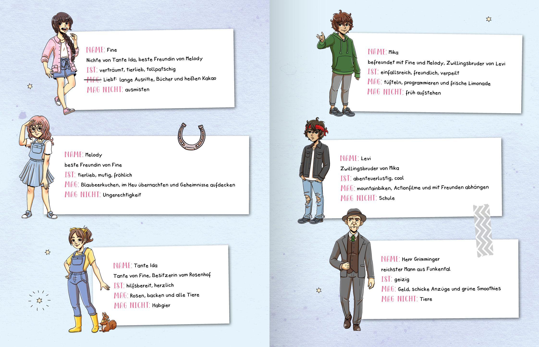 Beispielinhalt (Bild) Abenteuer vom Rosenhof. Im Zauberwald