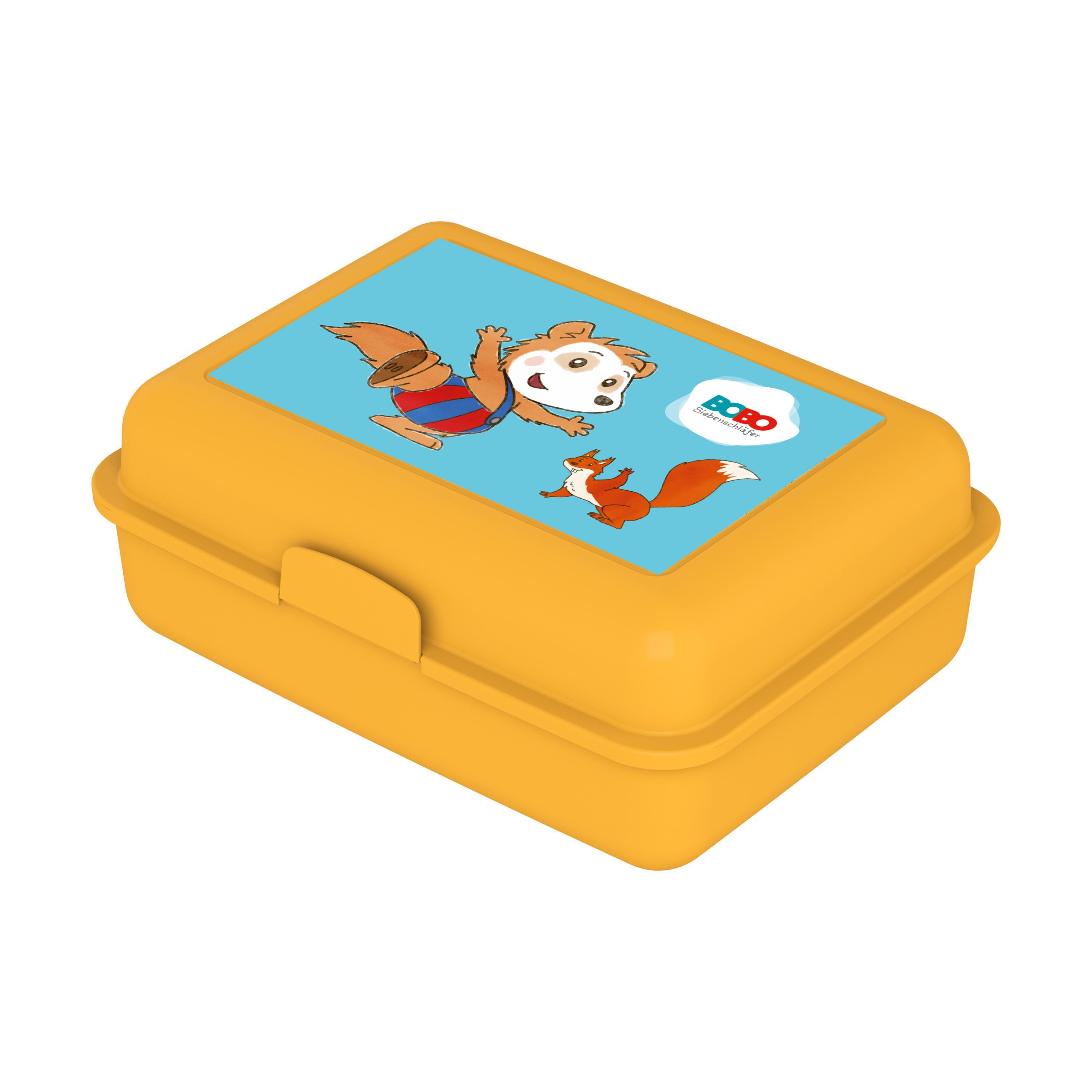 Vorderes Coverbild Bobo Siebenschläfer Brotdose Kinder mit Fächern