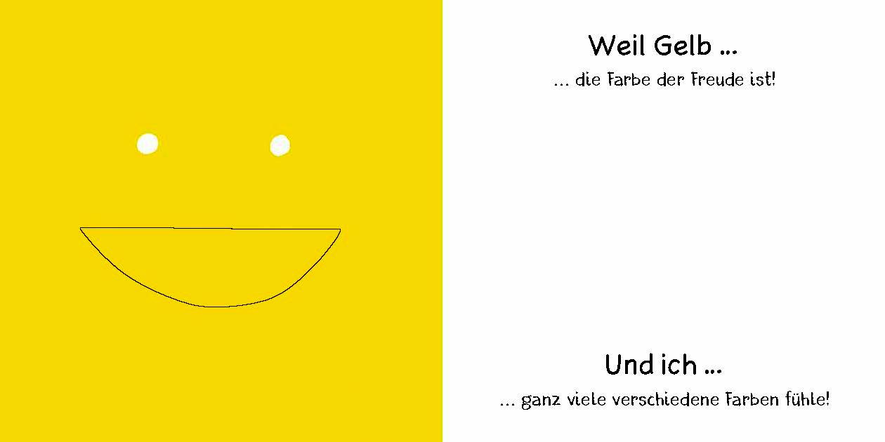 Beispielinhalt (Bild) Manchmal fühle ich mich Gelb