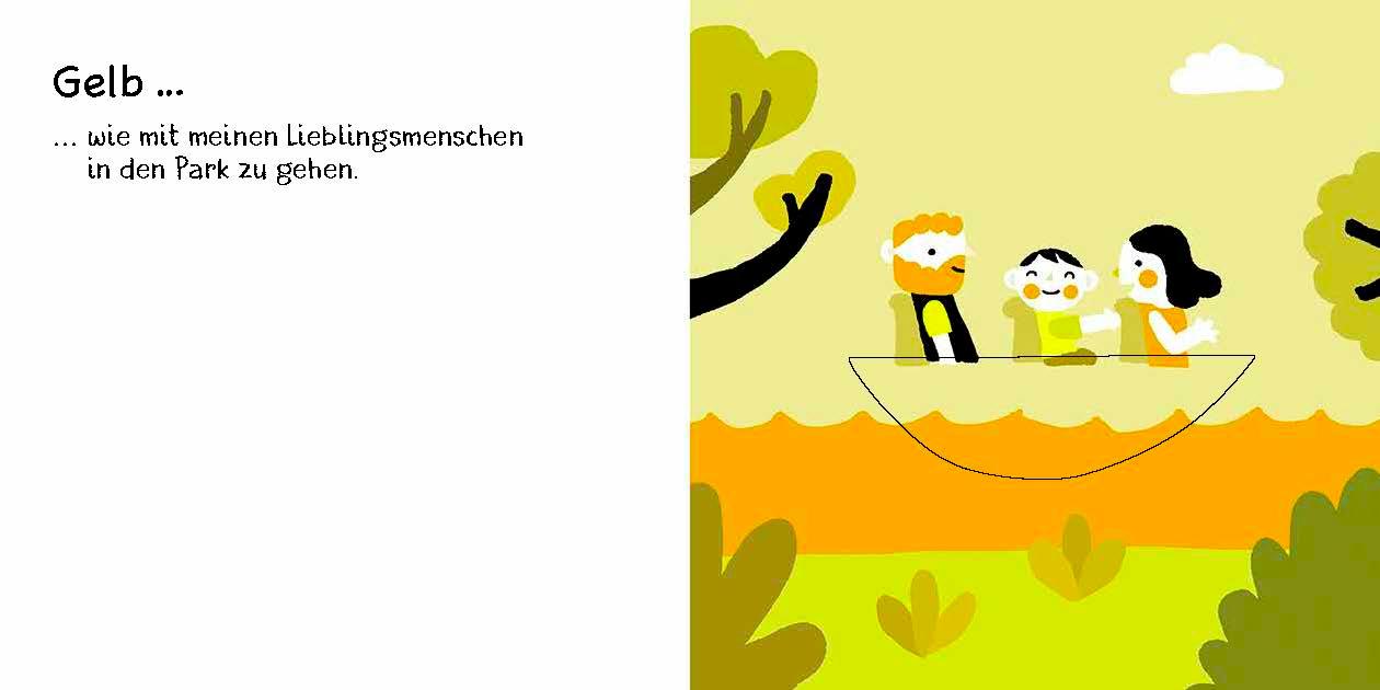 Beispielinhalt (Bild) Manchmal fühle ich mich Gelb