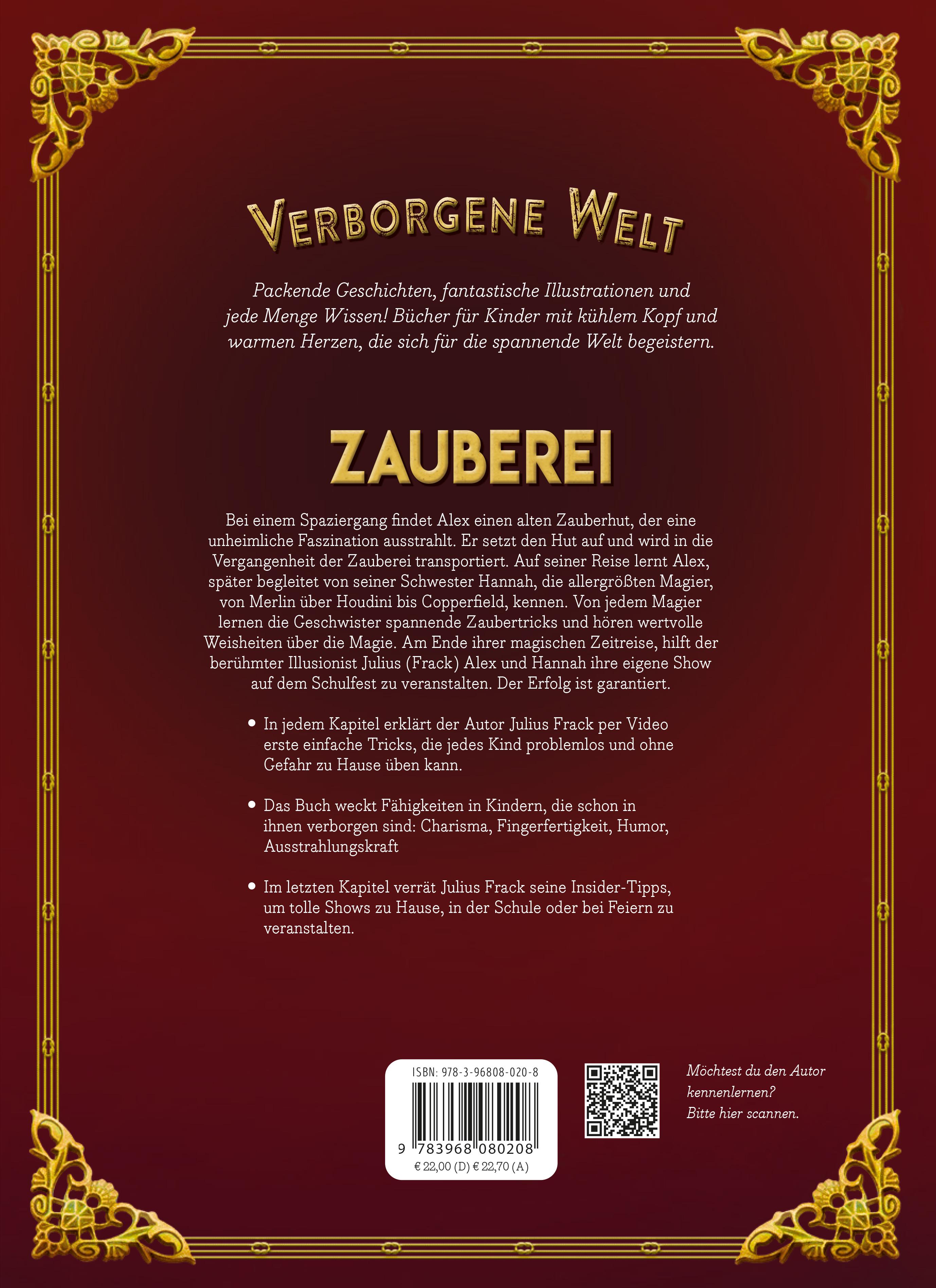 Rückseitencover Verborgene Welt der Zauberei