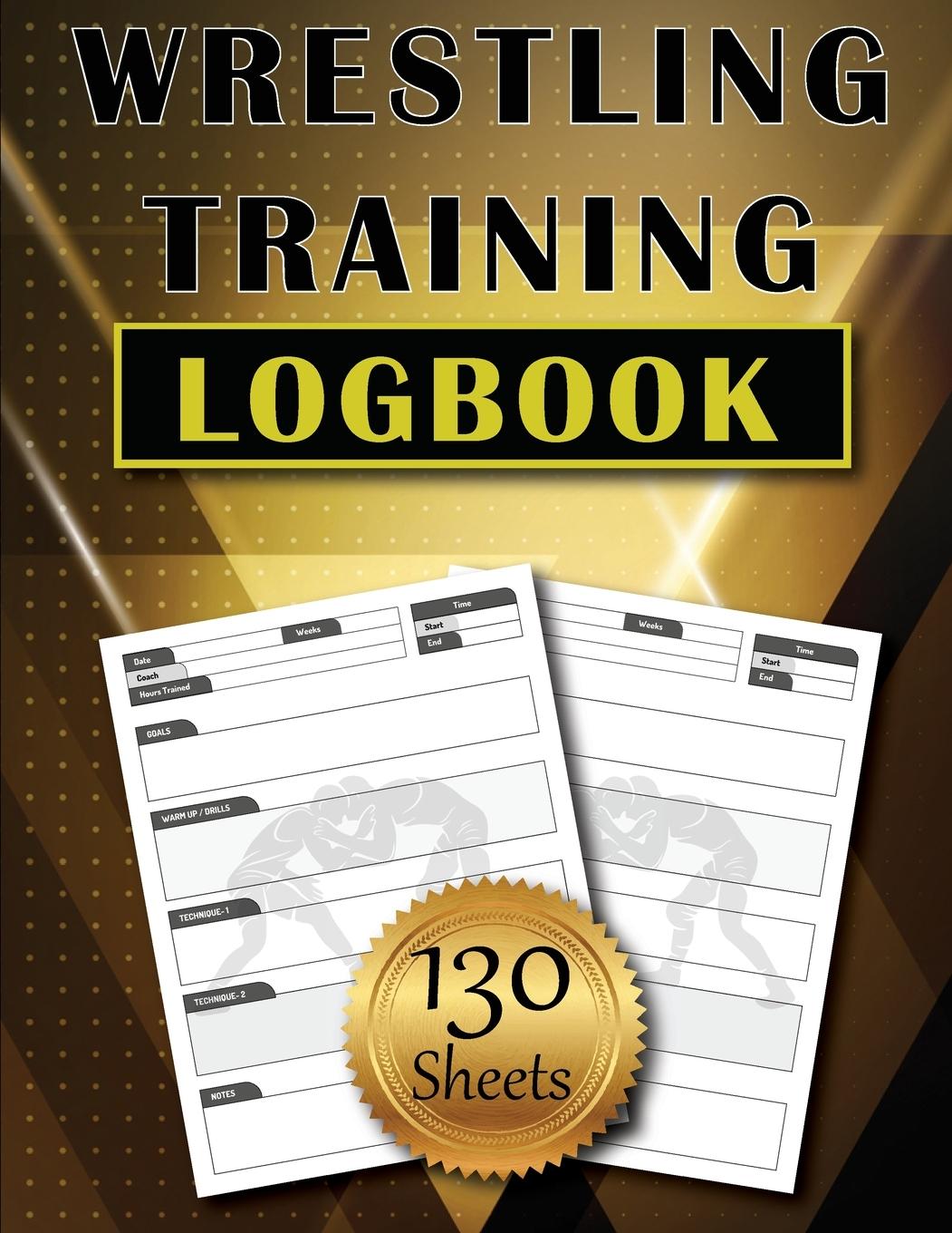 Vorderes Coverbild Wrestling Training LogBook