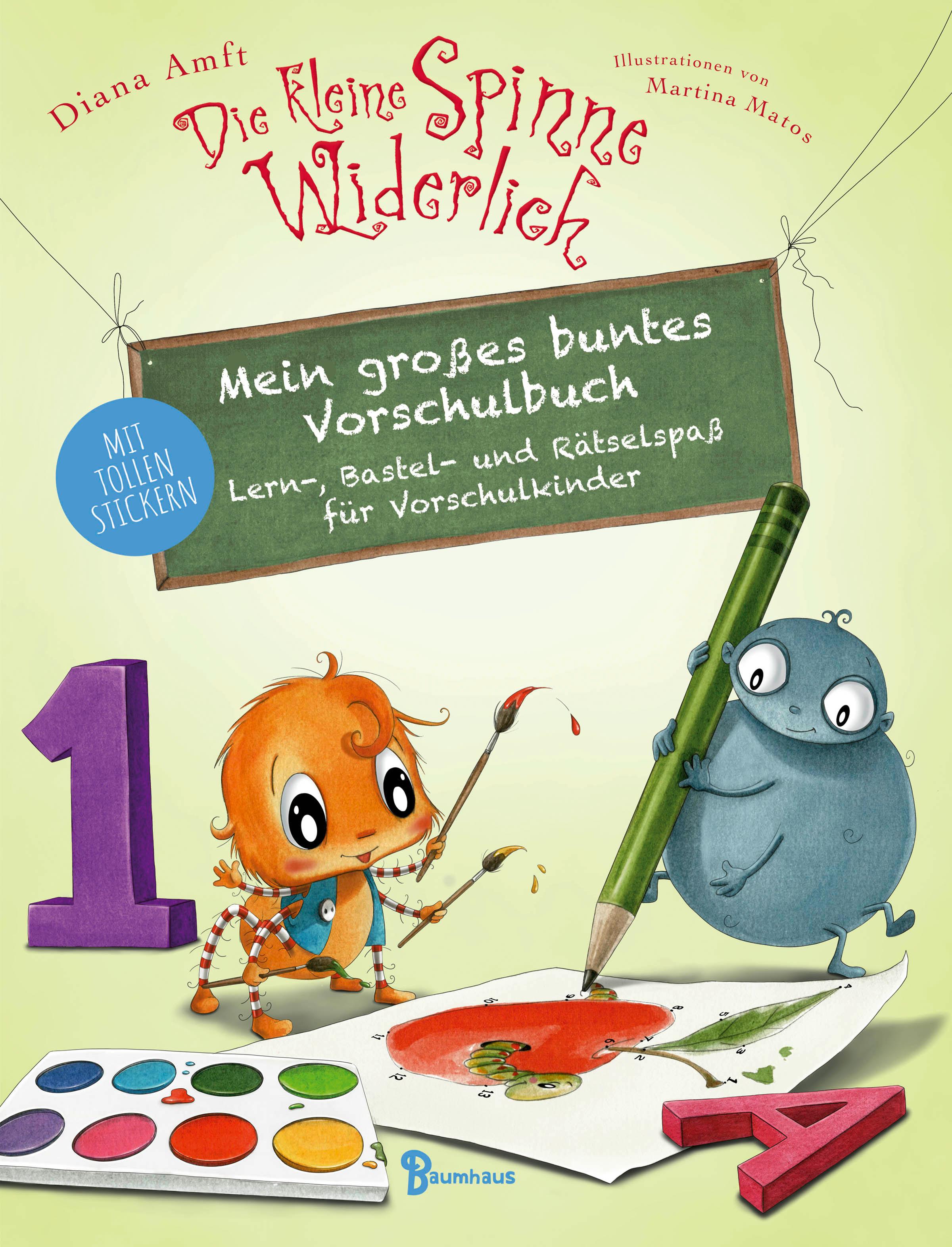 Vorderes Coverbild Die kleine Spinne Widerlich - Mein großes buntes Vorschulbuch