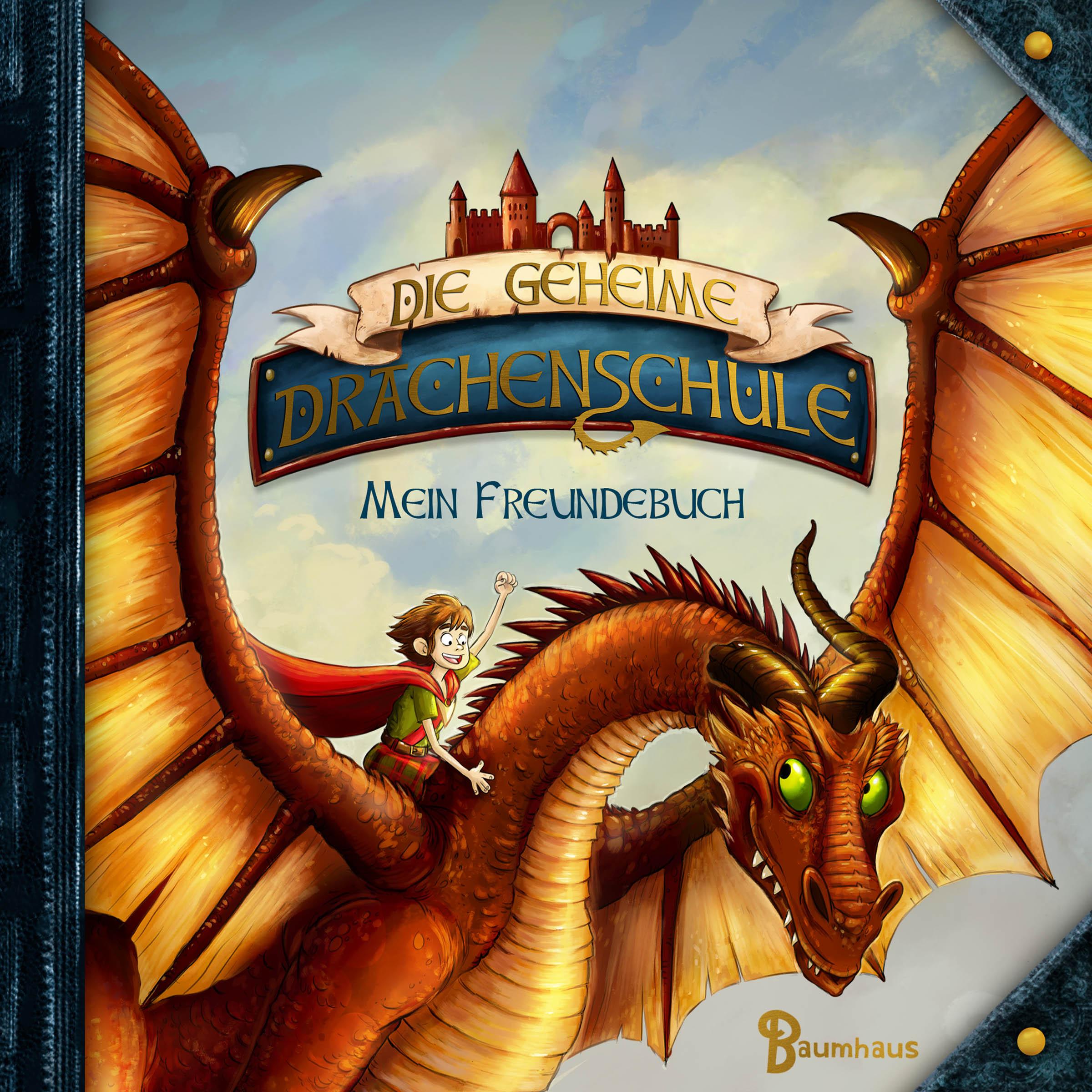 Vorderes Coverbild Die geheime Drachenschule - Mein Freundebuch