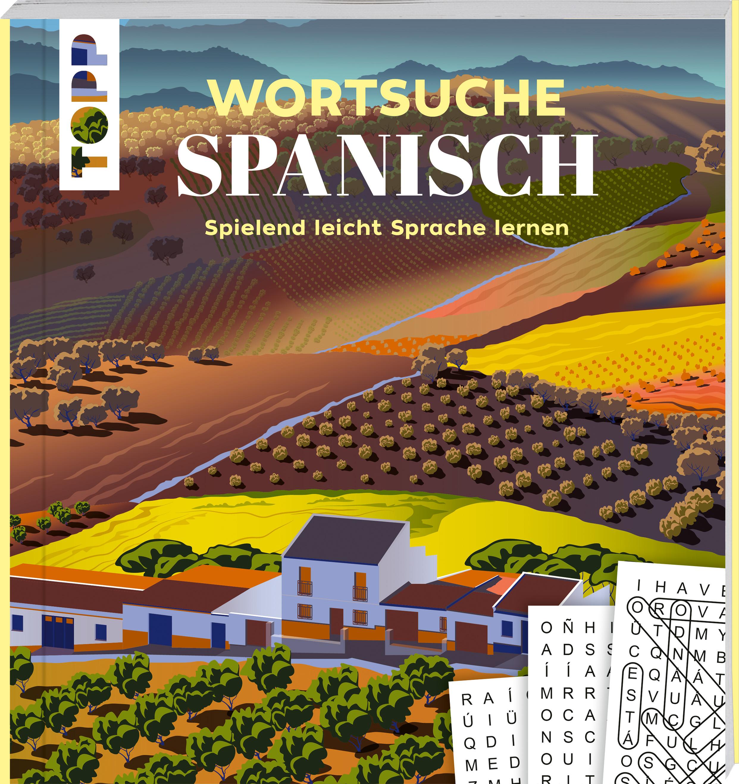 Vorderes Coverbild Wortsuche Spanisch - Spielend leicht Sprache lernen