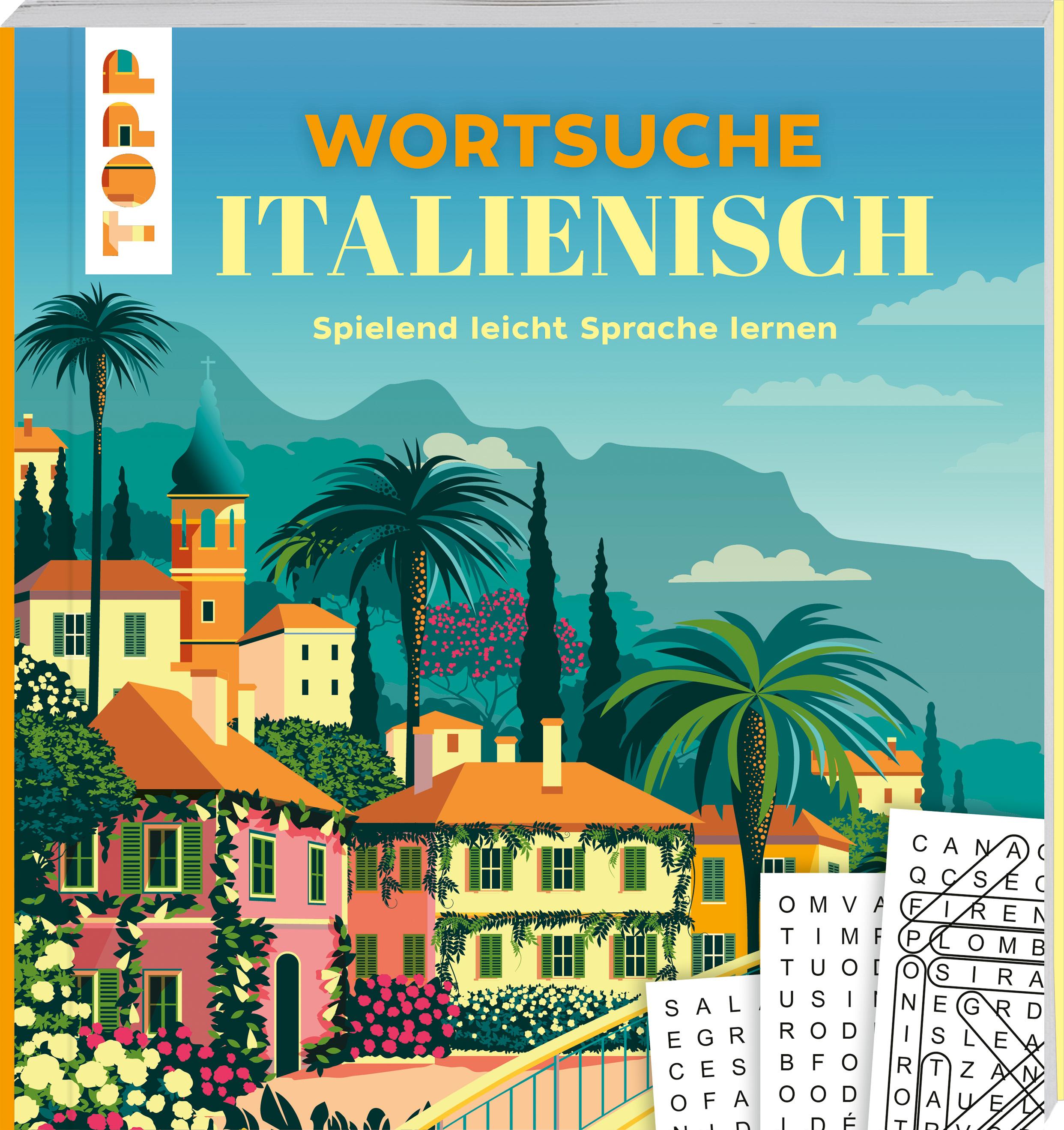 Vorderes Coverbild Wortsuche Italienisch - Spielend leicht Sprache lernen
