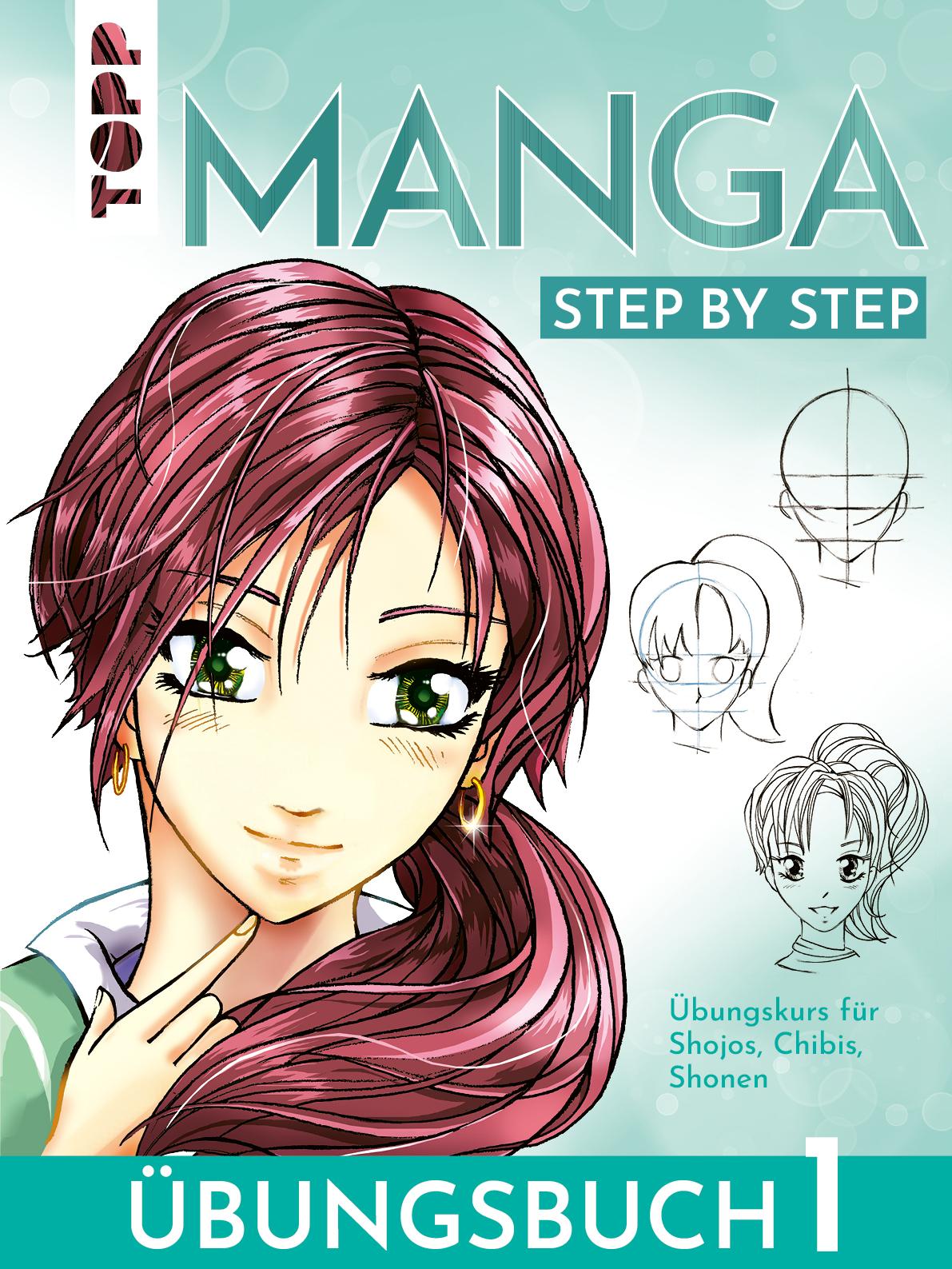 Vorderes Coverbild Manga Step by Step Übungsbuch 1