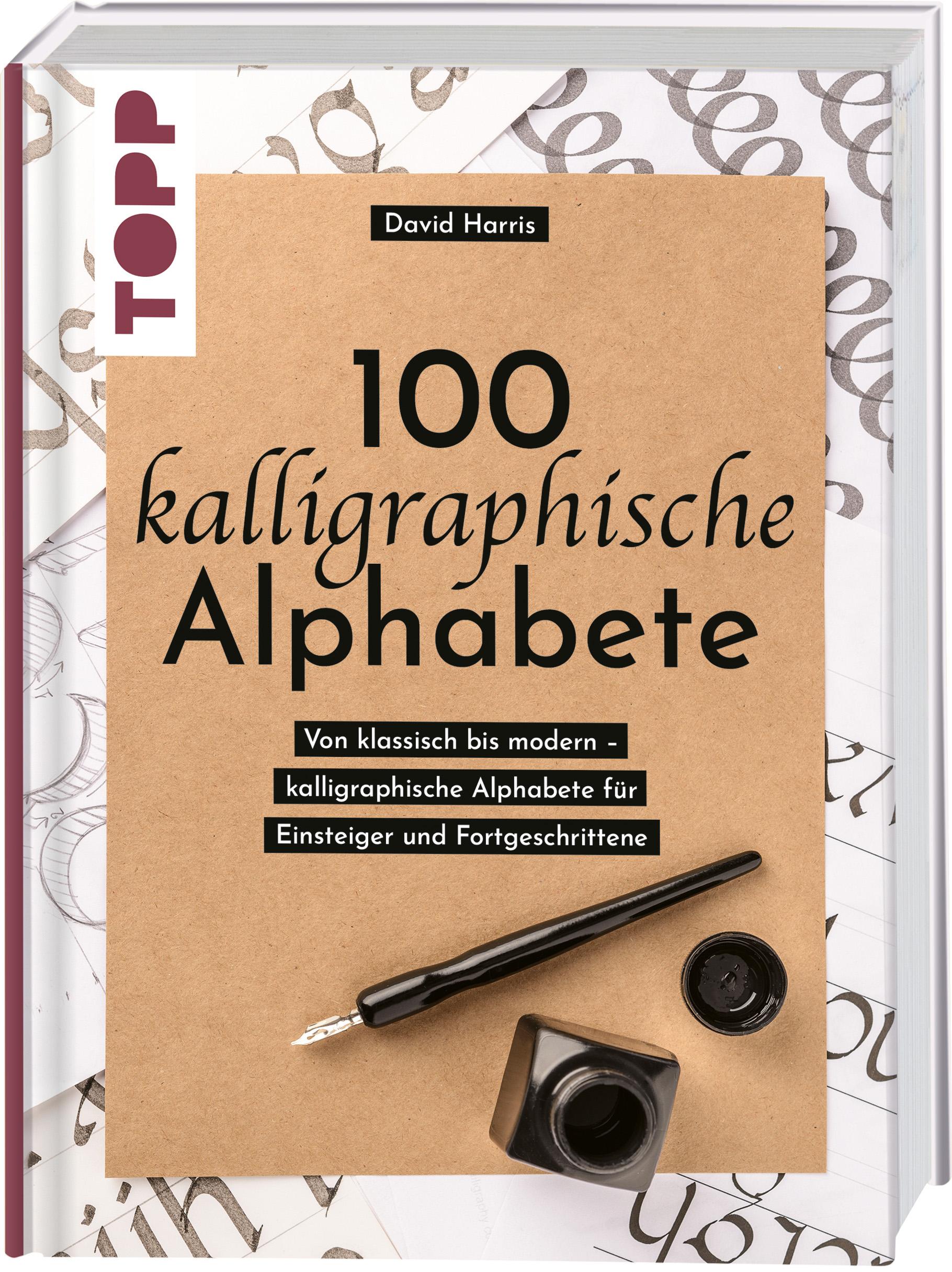 Vorderes Coverbild 100 kalligraphische Alphabete
