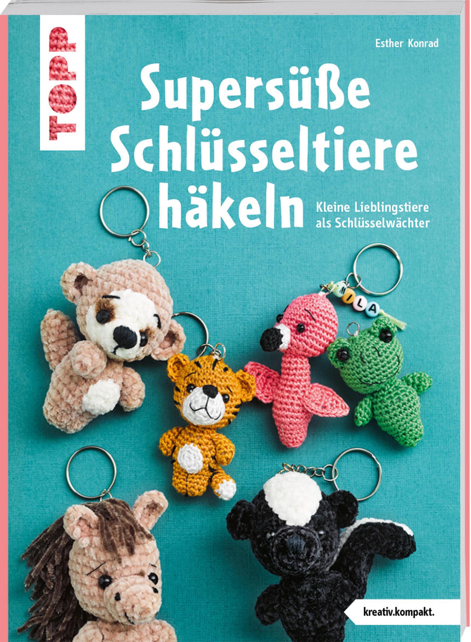 Vorderes Coverbild Supersüße Schlüsseltiere häkeln (kreativ.kompakt.)