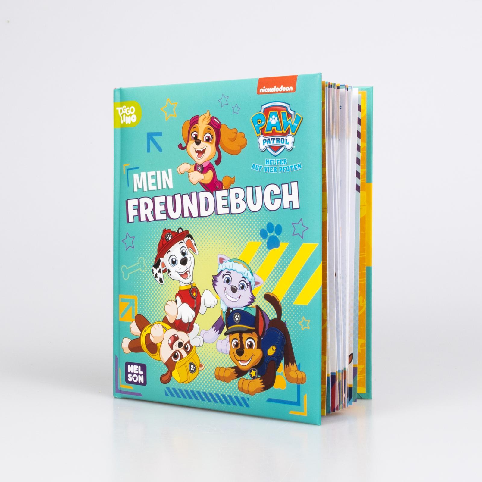 Beispielinhalt (Bild) PAW Patrol Mitmachbuch: Mein Freundebuch