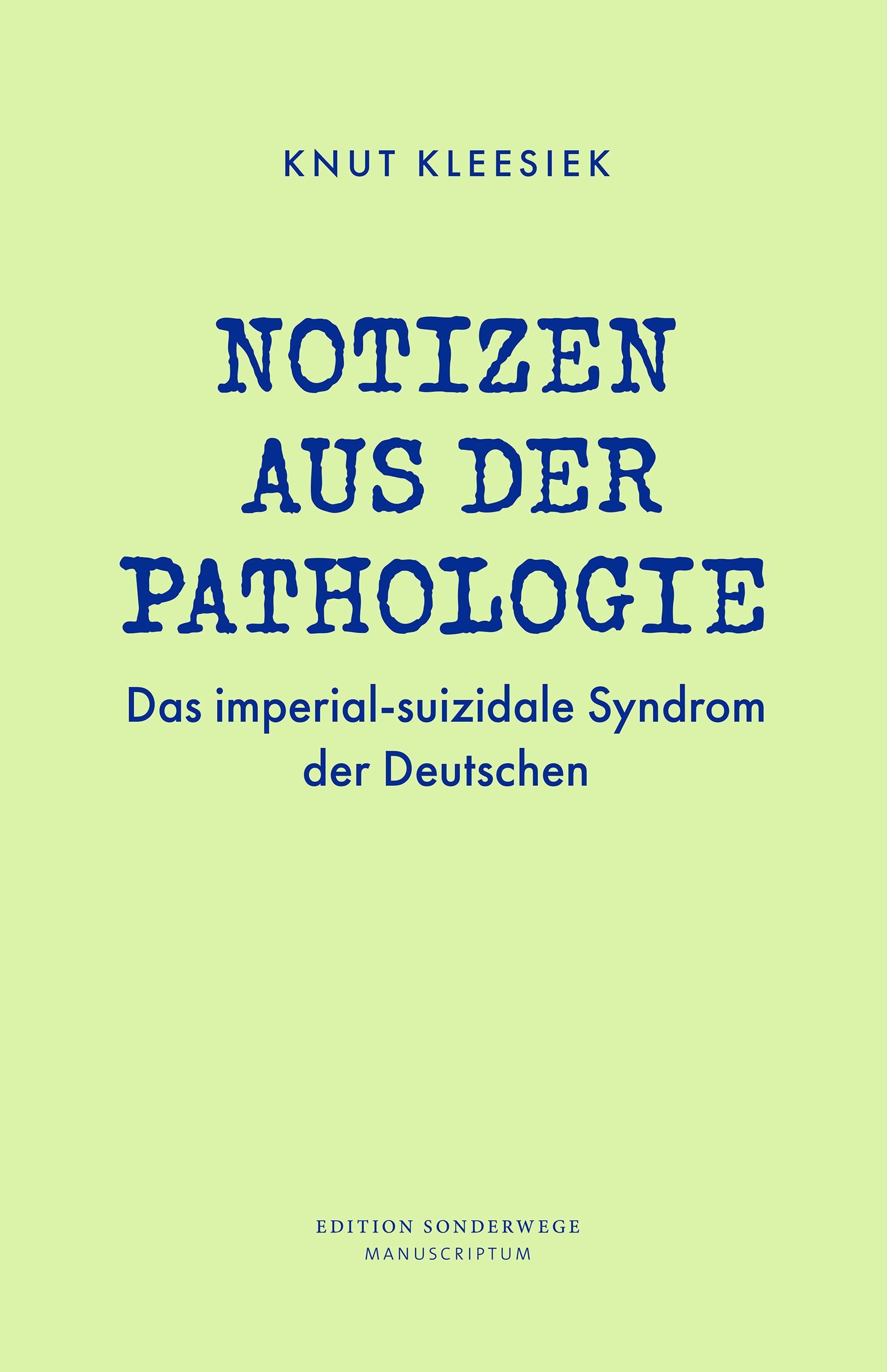 Vorderes Coverbild Notizen aus der Pathologie