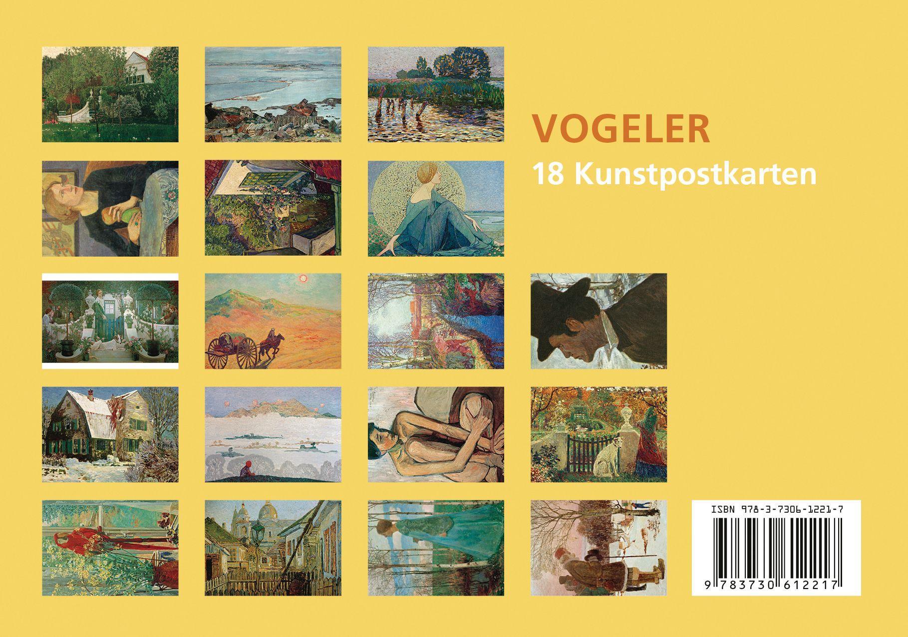 Beispielinhalt (Bild) Postkarten-Set Heinrich Vogeler