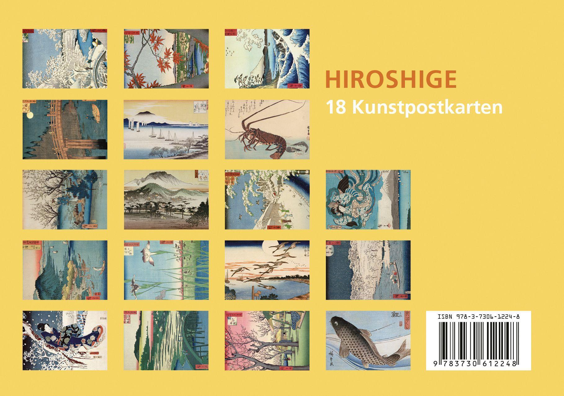 Beispielinhalt (Bild) Postkarten-Set William Hiroshige