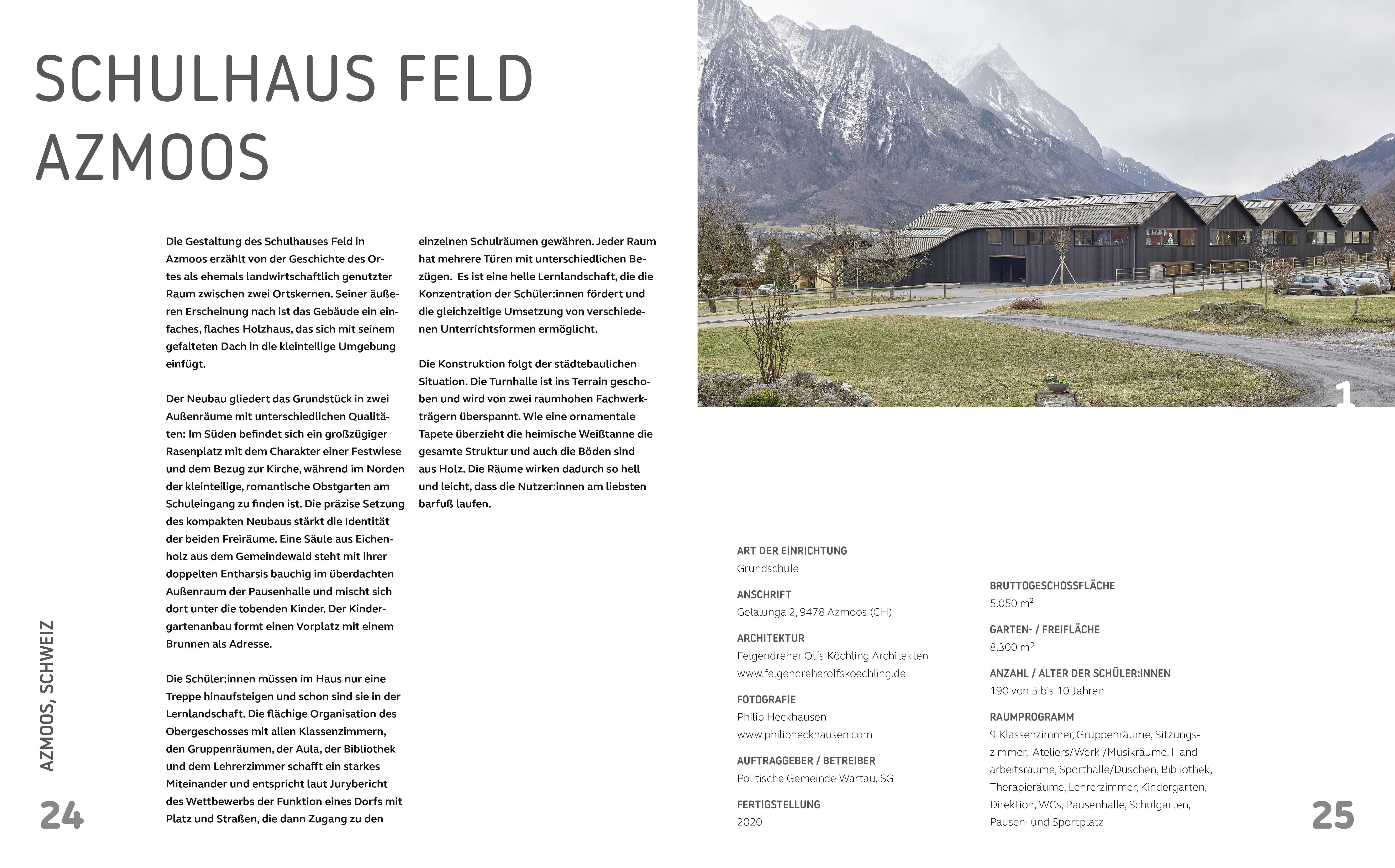 Beispielinhalt (Bild) Schulen - Bauten für die Allgemeinbildung