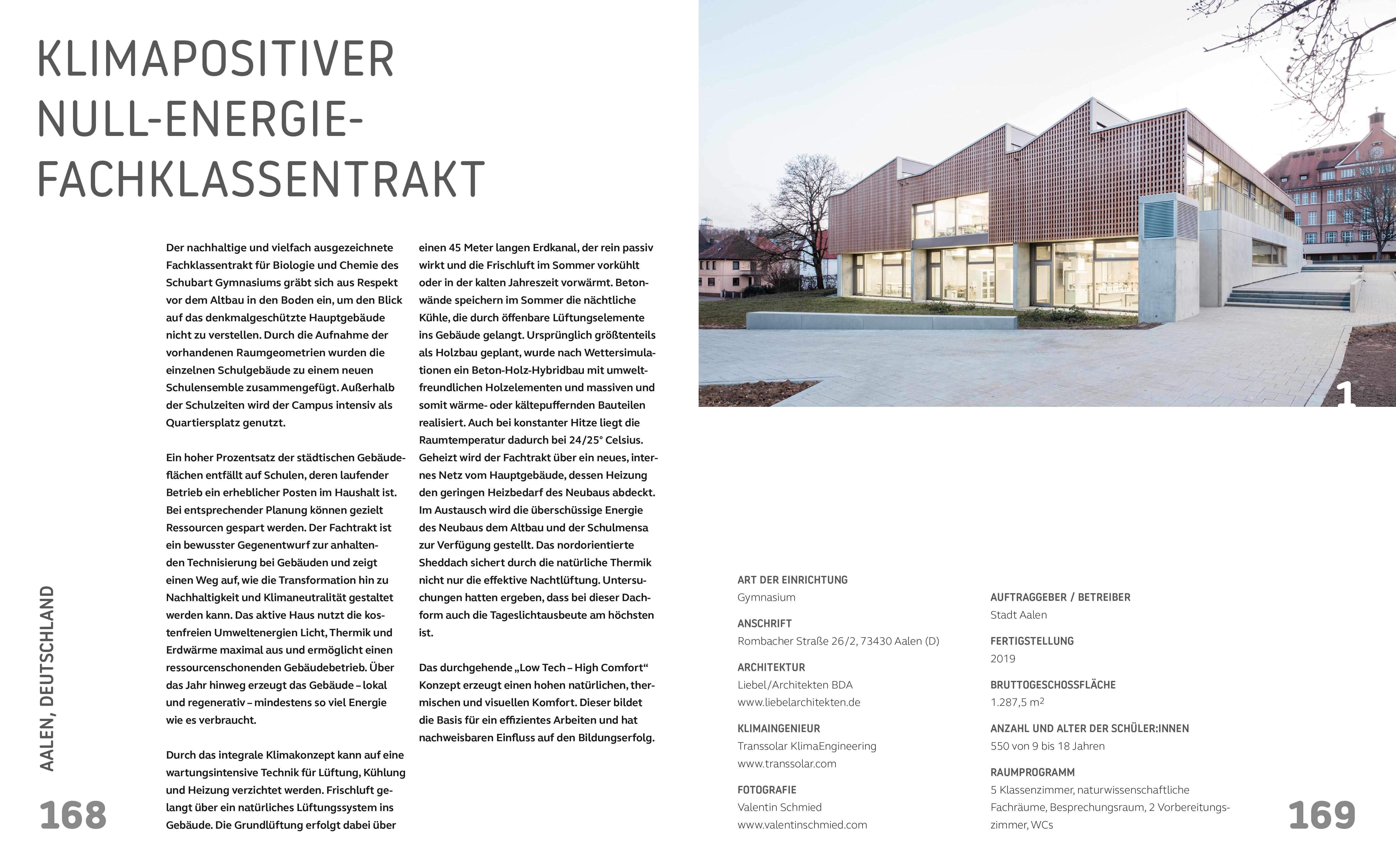 Beispielinhalt (Bild) Schulen - Bauten für die Allgemeinbildung